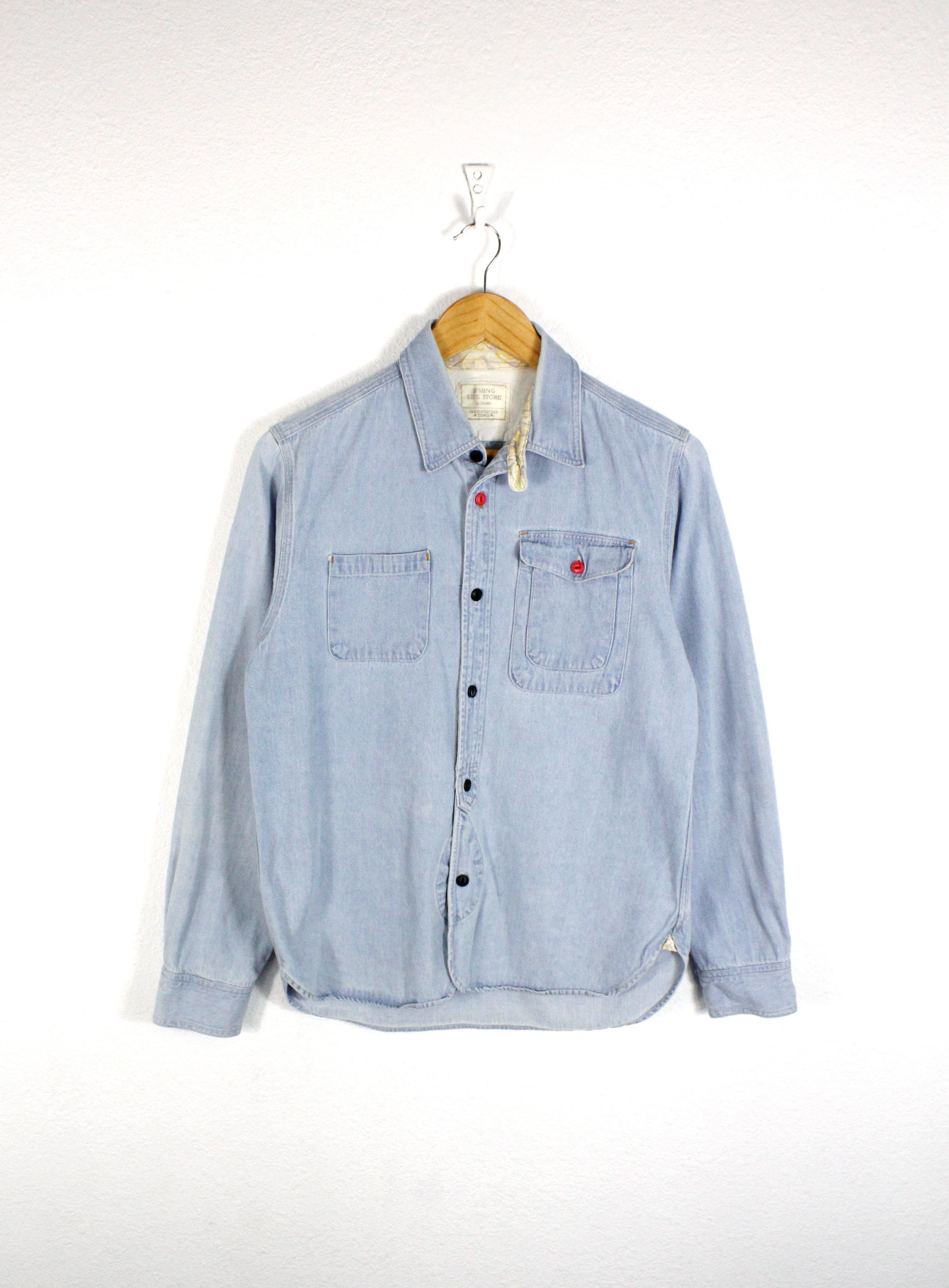 B Ming by Beams Plus Japan Jeans Denim Shirt size M