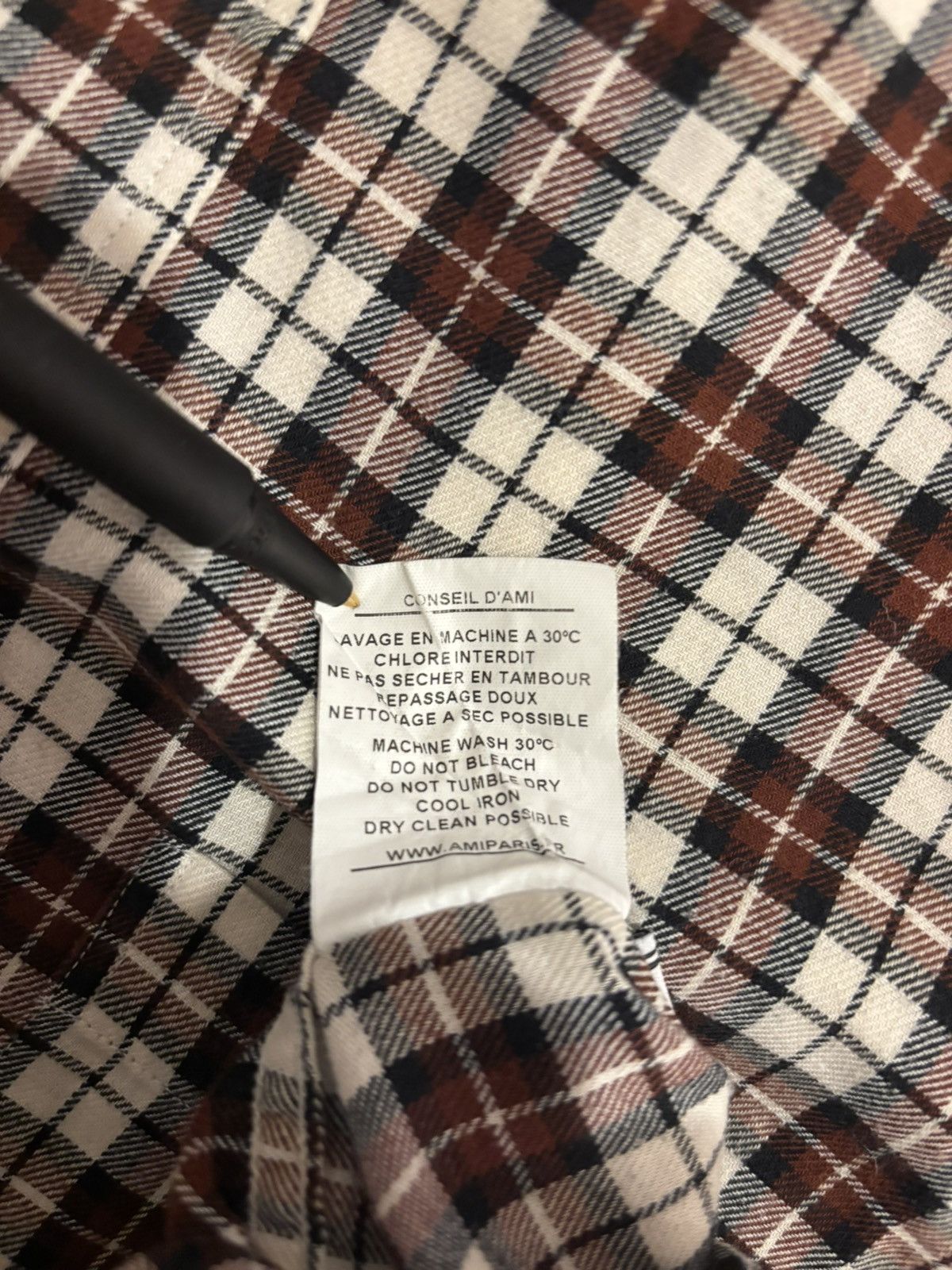 AMI Plaid Flannel BD Size US S / EU 44-46 / 1 - 5 Thumbnail