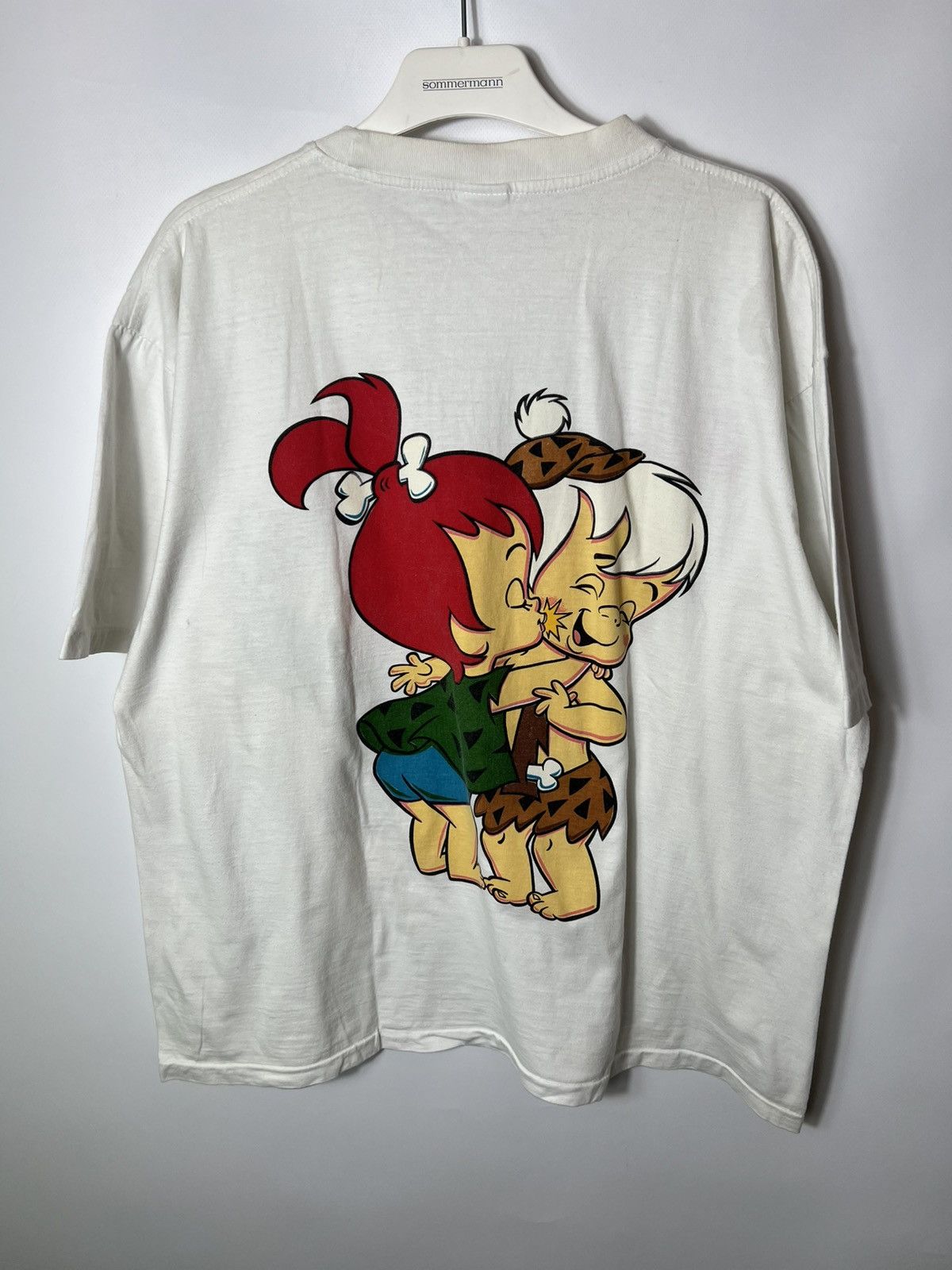 Cartoon Network Vintage rare 90s Flintstones Pebbles and Bam Bam Graphic Tee Size US XL / EU 56 / 4 - 7 Thumbnail