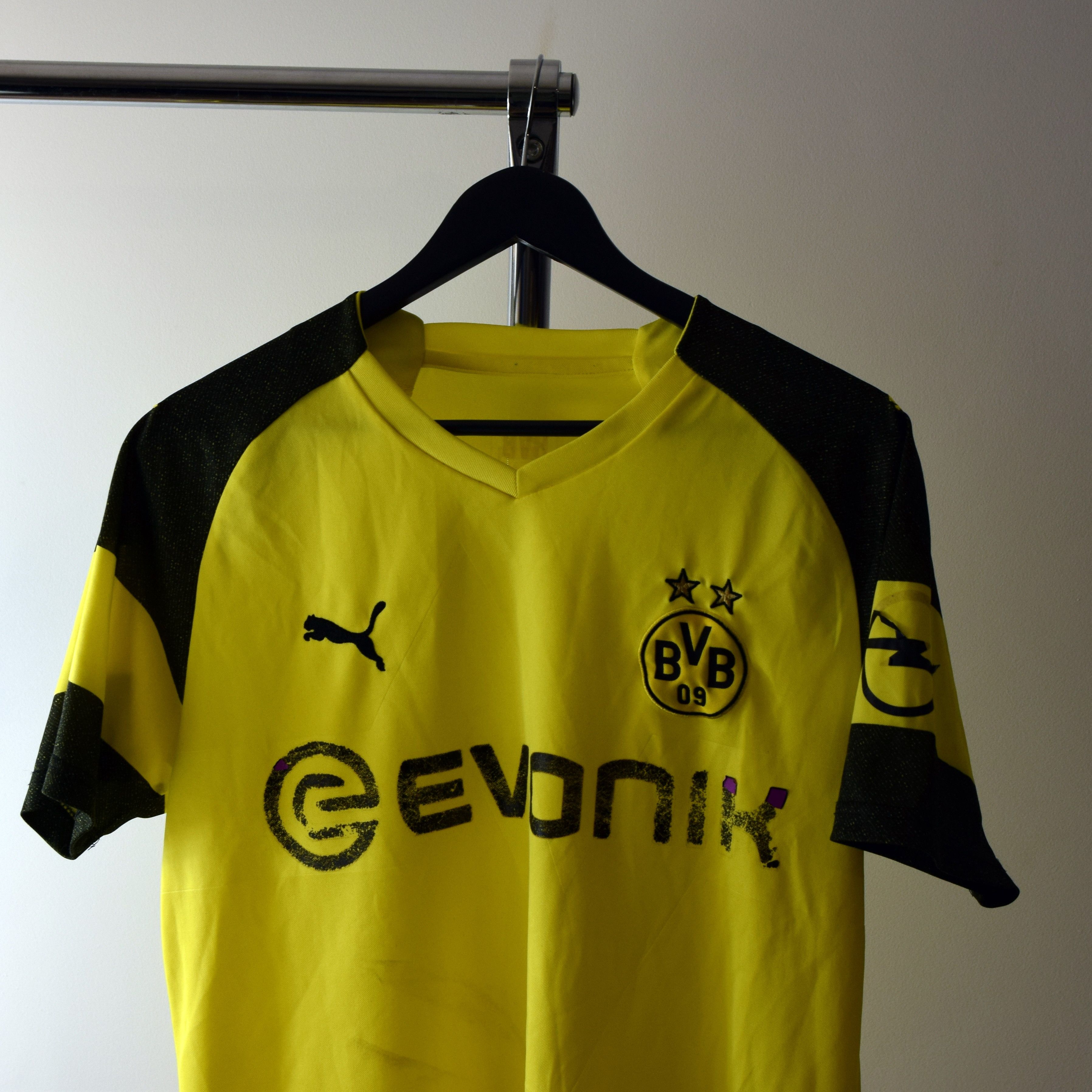 Puma Puma Football Soccer Borussia Dortmund BVB Jersey Shirt Size US M / EU 48-50 / 2 - 2 Thumbnail