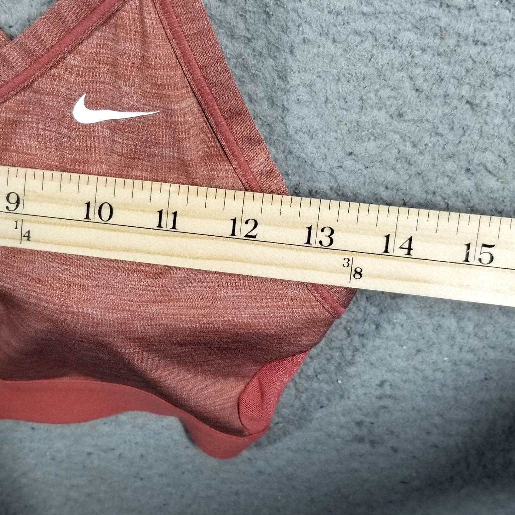 Nike Nike Dri-FIT Indy V-Neck Womens Bra L Pink Size ONE SIZE - 5 Thumbnail
