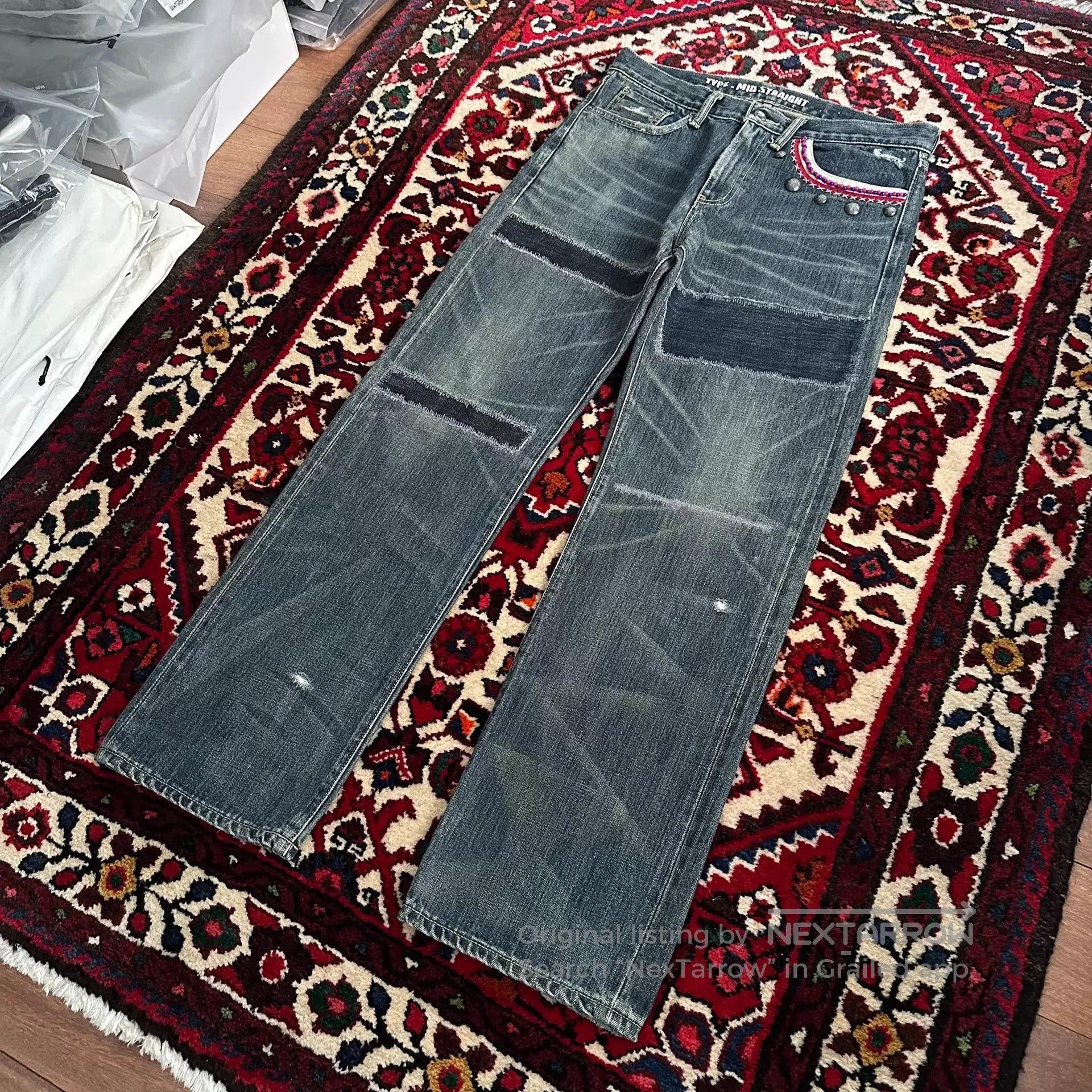 Neighborhood Blue Mid Straight Denim Jeans Size 30. Size US 30 / EU 46 - 4 Thumbnail