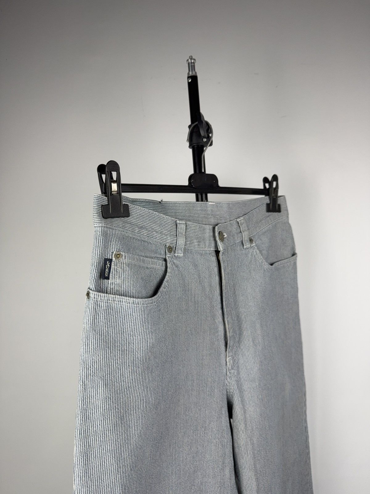 Ralph Lauren Luxury Retro 00s Ralph Lauren Vintage Striped Denim Jeans Size 30" / US 8 / IT 44 - 6 Thumbnail