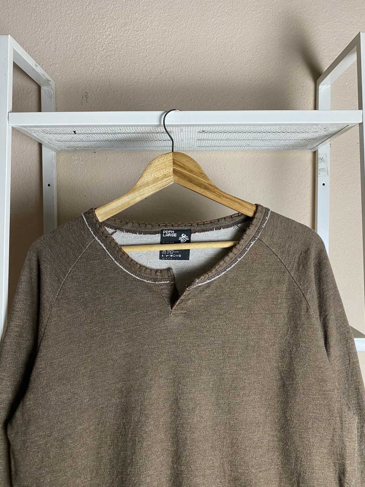 Japanese Brand PPFM Roundneck Long Sleeve Size US M / EU 48-50 / 2 - 2 Thumbnail