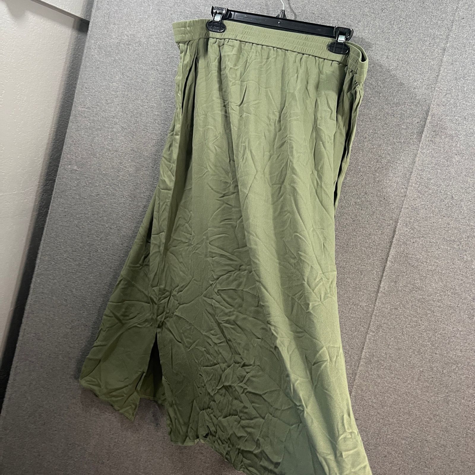Other Denim & Co. Beach Petite Woven Pull-On Skirt with Side Slits Size 34" / US 12 / IT 48 - 7 Thumbnail