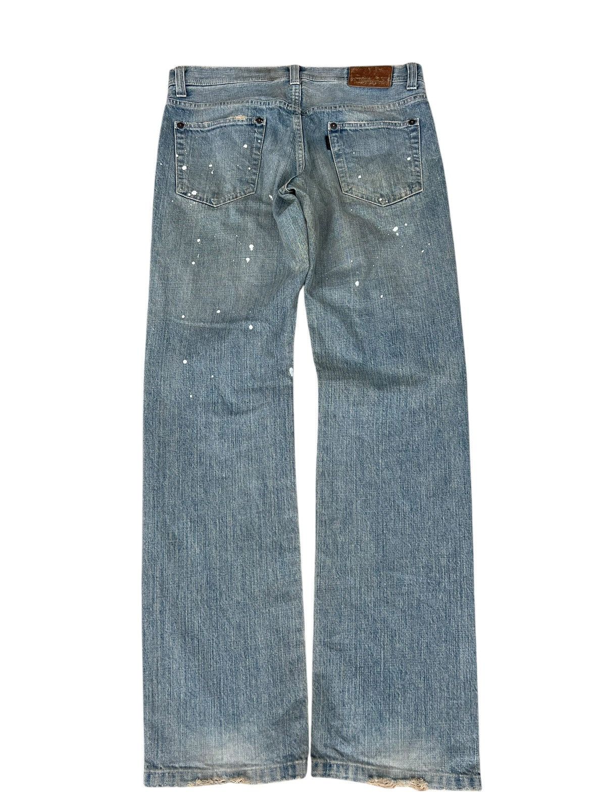 Tete Homme Vintage Tete Homme Japan Dirty Mud Denim Painter Jeans Size US 31 - 12 Thumbnail