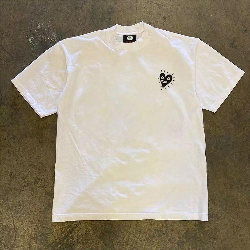 Vintage White retro music hip-hop print t-shirt Size US M / EU 48-50 / 2 - 2 Thumbnail