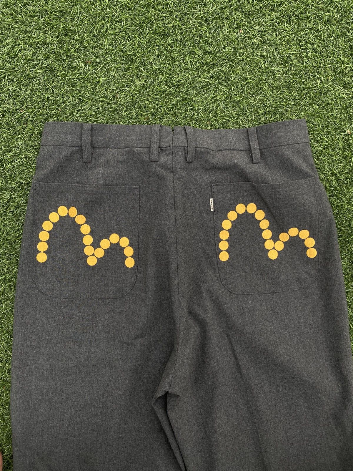Evisu EVISU WORK TROUSERS PANTS WITH EMBROIDERY YELLOW SEA GULLS Size US 32 / EU 48 - 2 Thumbnail