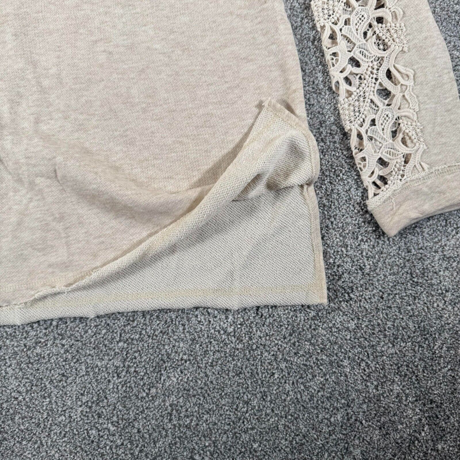 Other Mystree Sweater Large Romantic Lace Boho Chic Cottagecore Size L / US 10 / IT 46 - 6 Thumbnail
