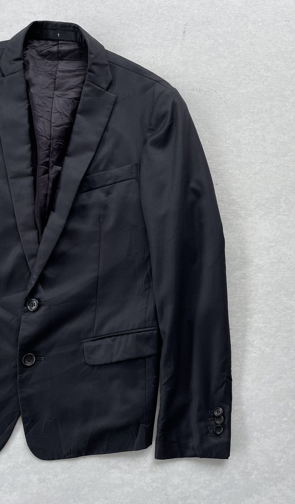 If Six Was Nine × Japanese Brand 🔥RARE🔥 THE TWELVE MEN'S SUPER BLACK TAILORED BLAZER/JACKET Size US S / EU 44-46 / 1 - 7 Thumbnail