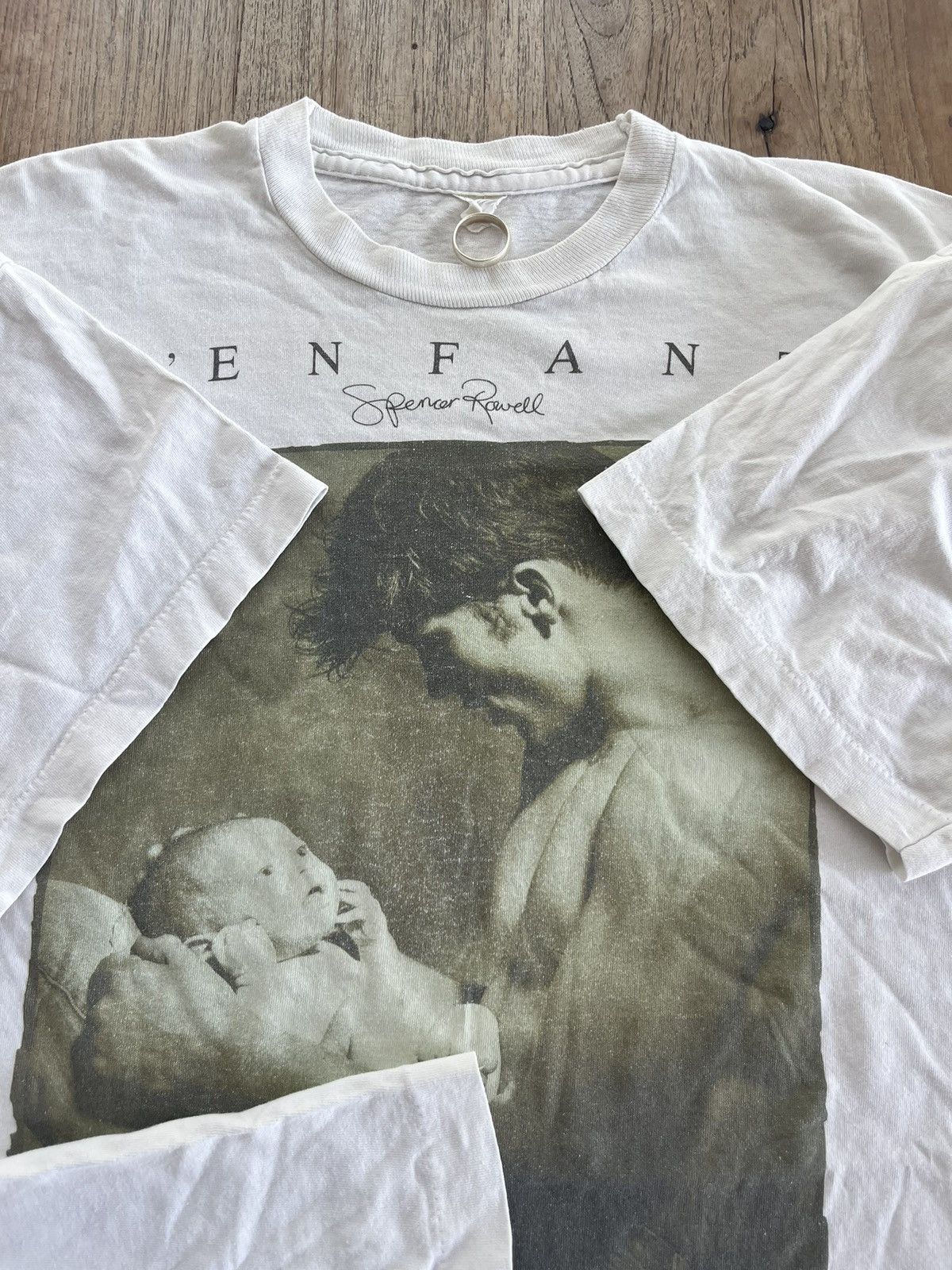 Vintage Vintage L’ENFANT Man and Baby Photo by Spencer Rowell 80’s Size US L / EU 52-54 / 3 - 7 Thumbnail