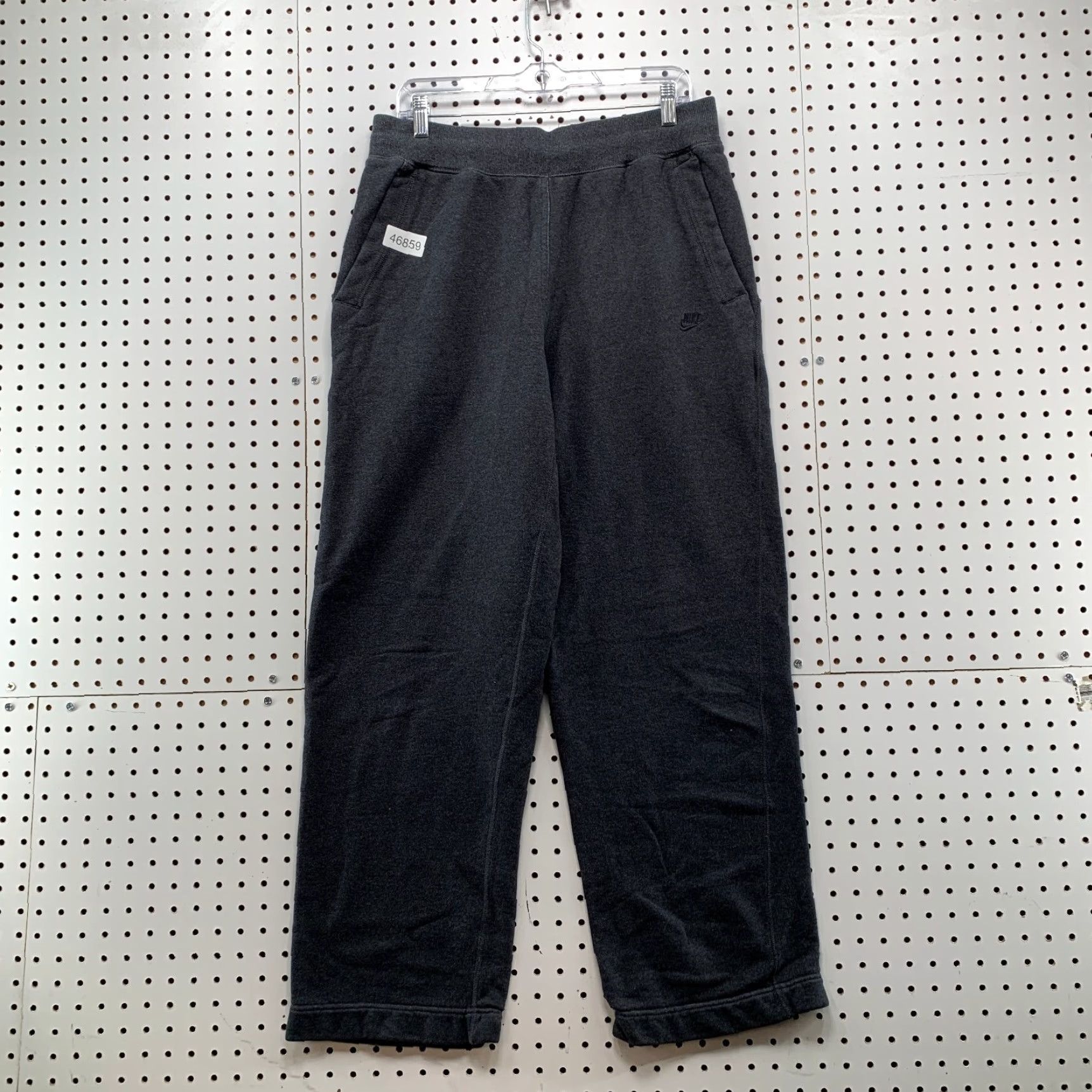 Nike Nike Sweatpants Mens Wide-Leg Gray Fleece Elastic Waist Relaxed 33x31 Size L Size US 33 - 2 Thumbnail
