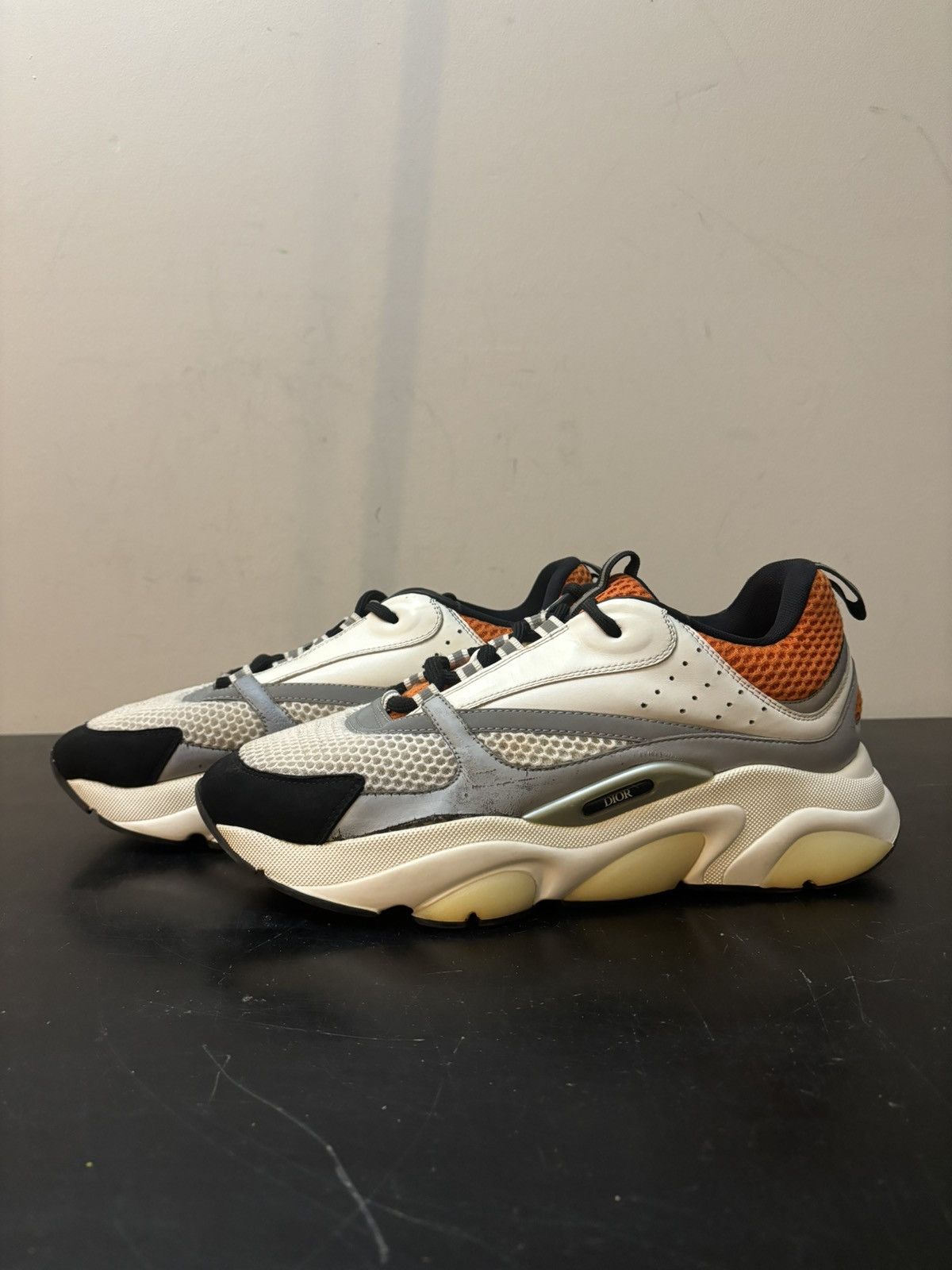 Dior Dior B22 Sneakers Orange White Silver Size US 10.5 / EU 43-44 - 1 Thumbnail
