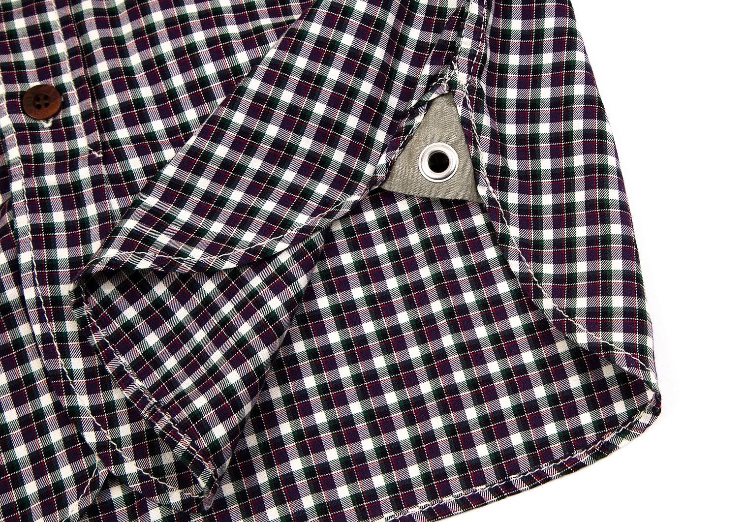 Junya Watanabe Checkered Shirt in Purple and Green, Size XS Size US XS / EU 42 / 0 - 9 Thumbnail