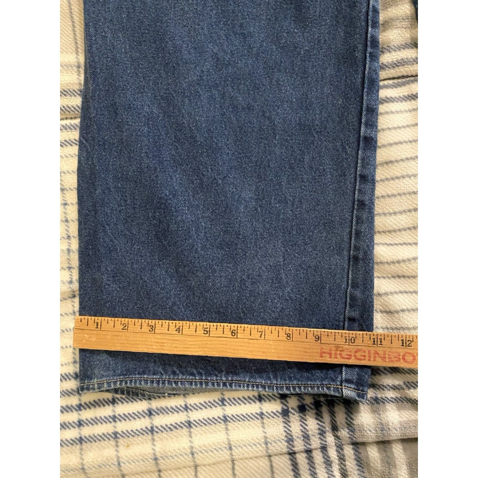Ecko Unltd. VINTAGE Ecko Unltd Jeans Baggy Wide-Leg Men’s 40x31 Hip Hop Skater 90s Grunge Blue Denim Cotton Relaxed Inseam 31 Logo Embroidered Size US 40 / EU 56 - 6 Thumbnail