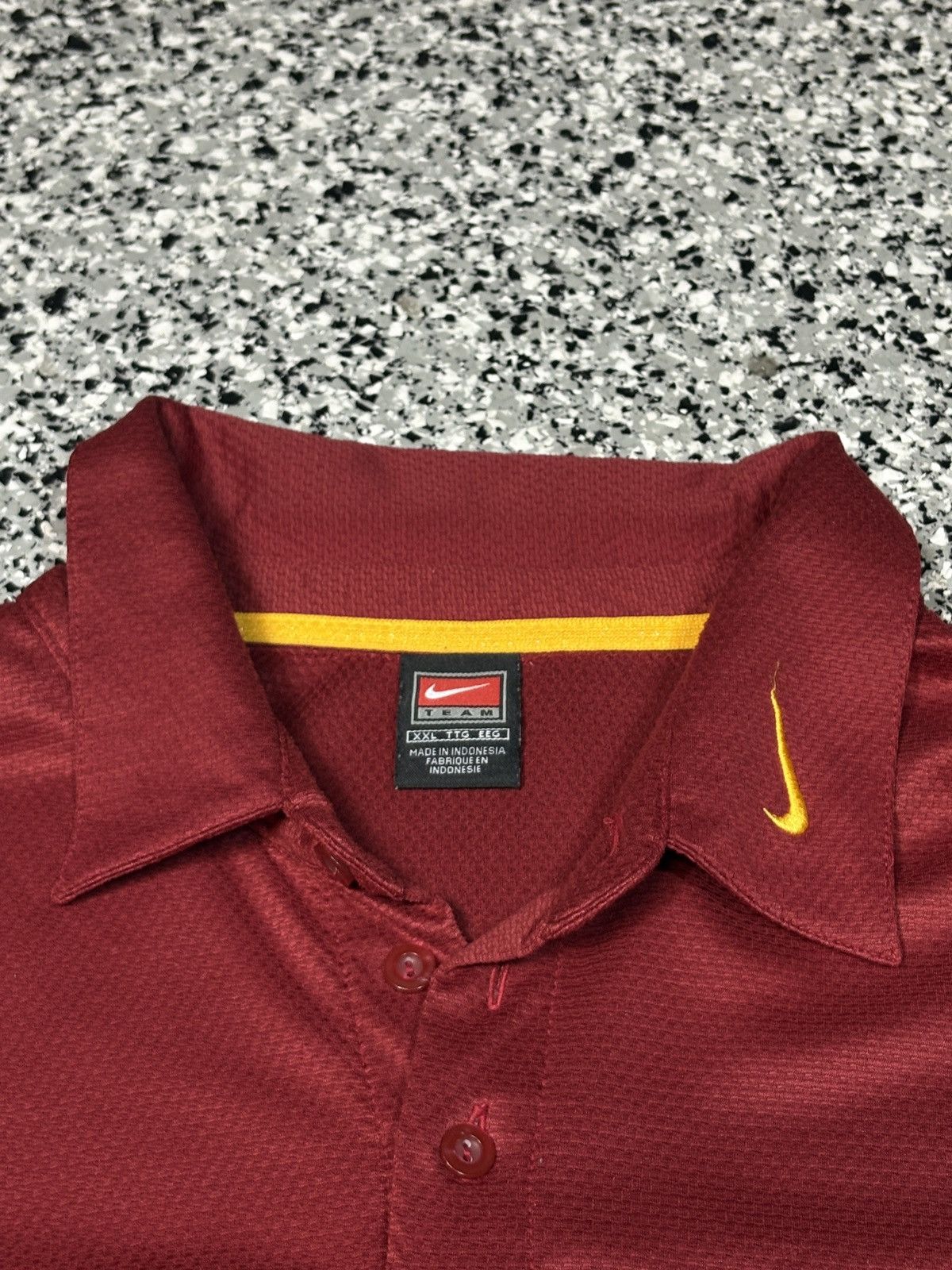 NCAA Vintage 1990s Nike USC Trojans Golf Polo Tee Size XXL 0539 Size US XL / EU 56 / 4 - 3 Thumbnail