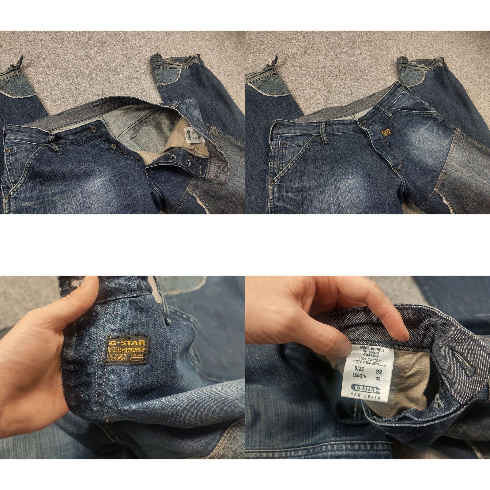G-Star VINTAGE G Star Raw Concept elwood Y2K Baggy Jeans Size US 32 / EU 48 - 9 Thumbnail