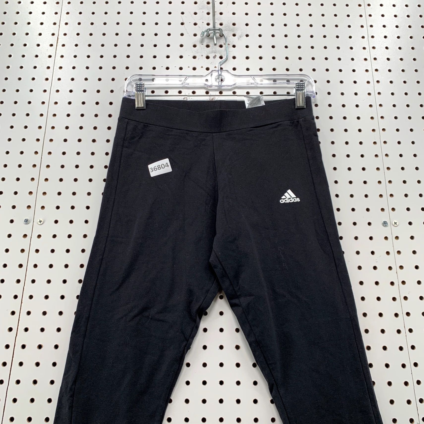 Adidas Adidas Track Pants Womens Medium Black White Striped Side 27x25 NWT Size 32" / US 10 / IT 46 - 6 Thumbnail