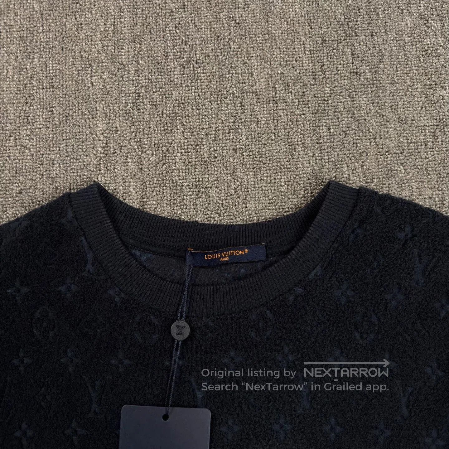 Louis Vuitton LV 25 Terry Cloth All-Over Print Navy Tee. Size US M / EU 48-50 / 2 - 3 Thumbnail