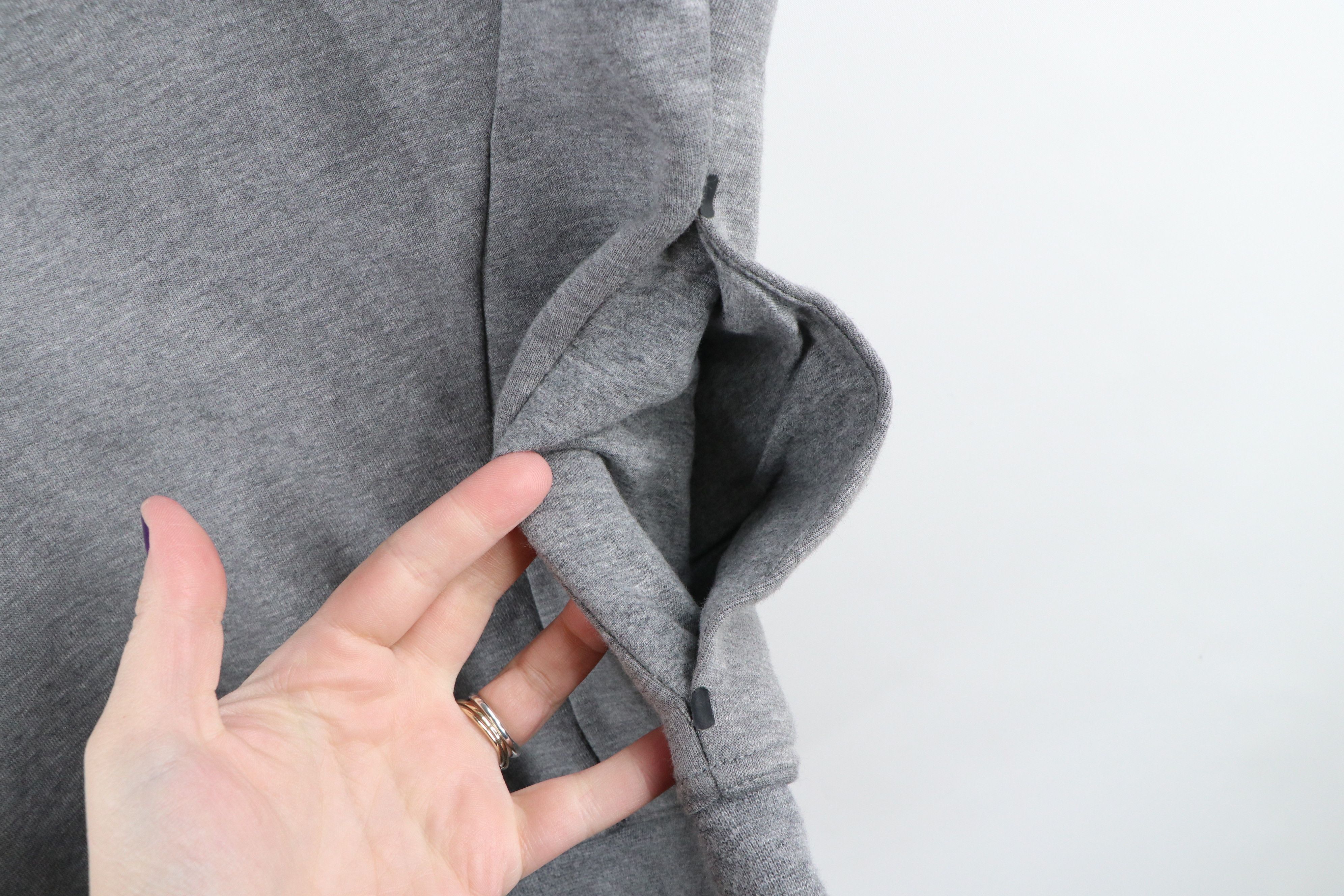 Nike Nike Spell Out Tech Fleece Full Zip Cape Vest Hoodie Gray Size L / US 10 / IT 46 - 7 Thumbnail
