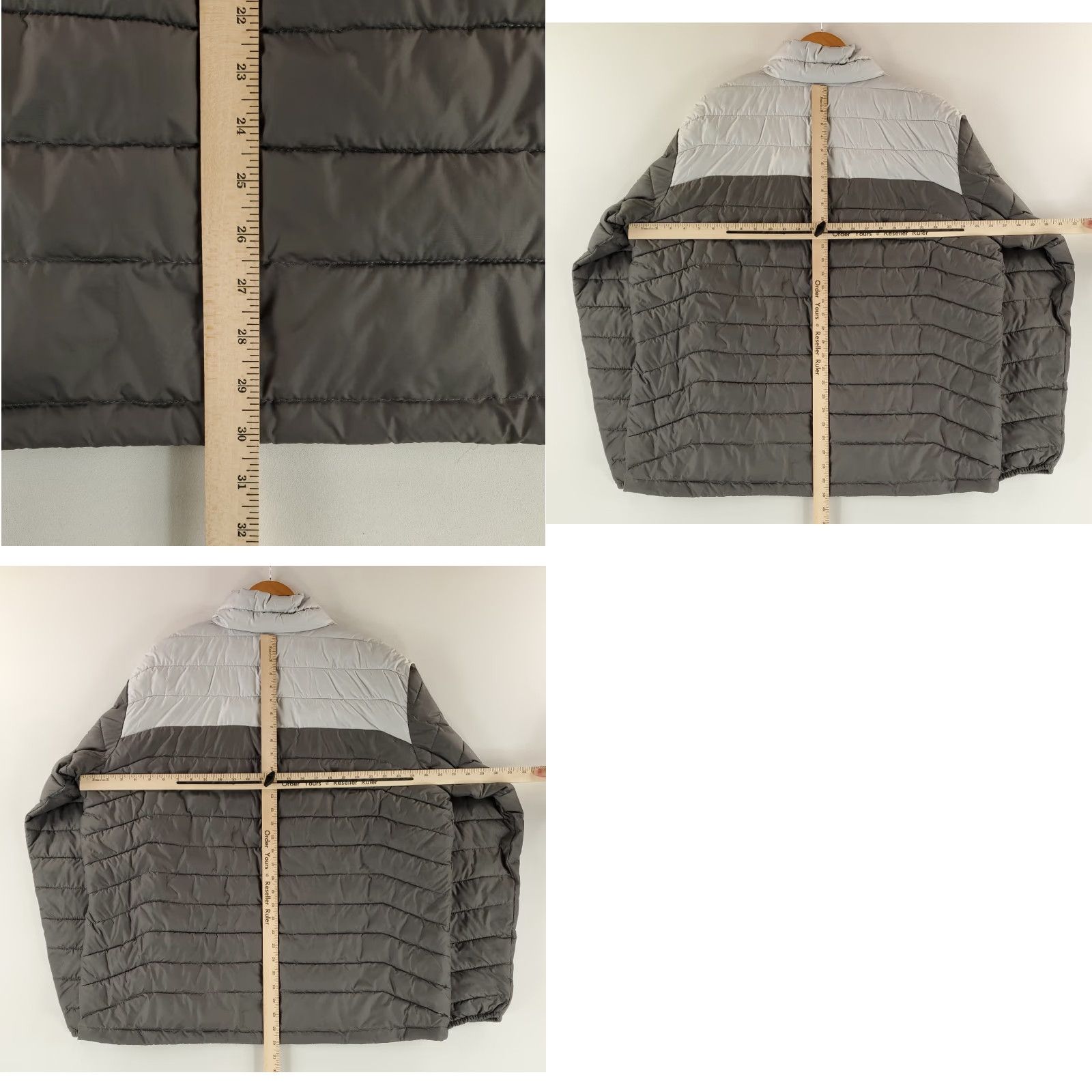 Vintage Columbia Jacket Powder Lite Puffer Foil Two Tone Gray Mens XXL Jacket Size US XXL / EU 58 / 5 - 8 Thumbnail