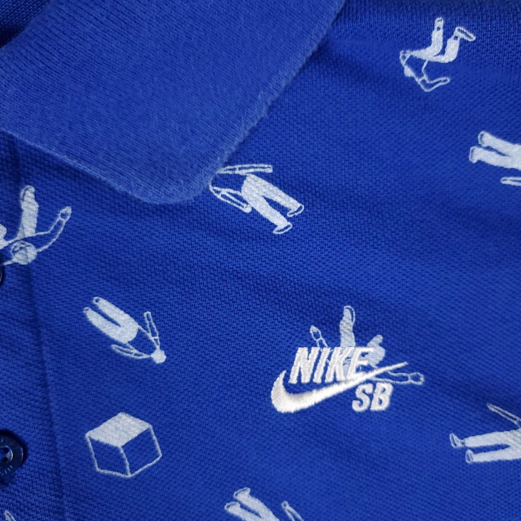 Nike Nike Polo Shirt Mens Size Large Blue Cotton Blend Short Sleeve Casual Polo Shirt L Blue Nike Sports Modern Preppy Men's Polo Shirt Size US L / EU 52-54 / 3 - 3 Thumbnail