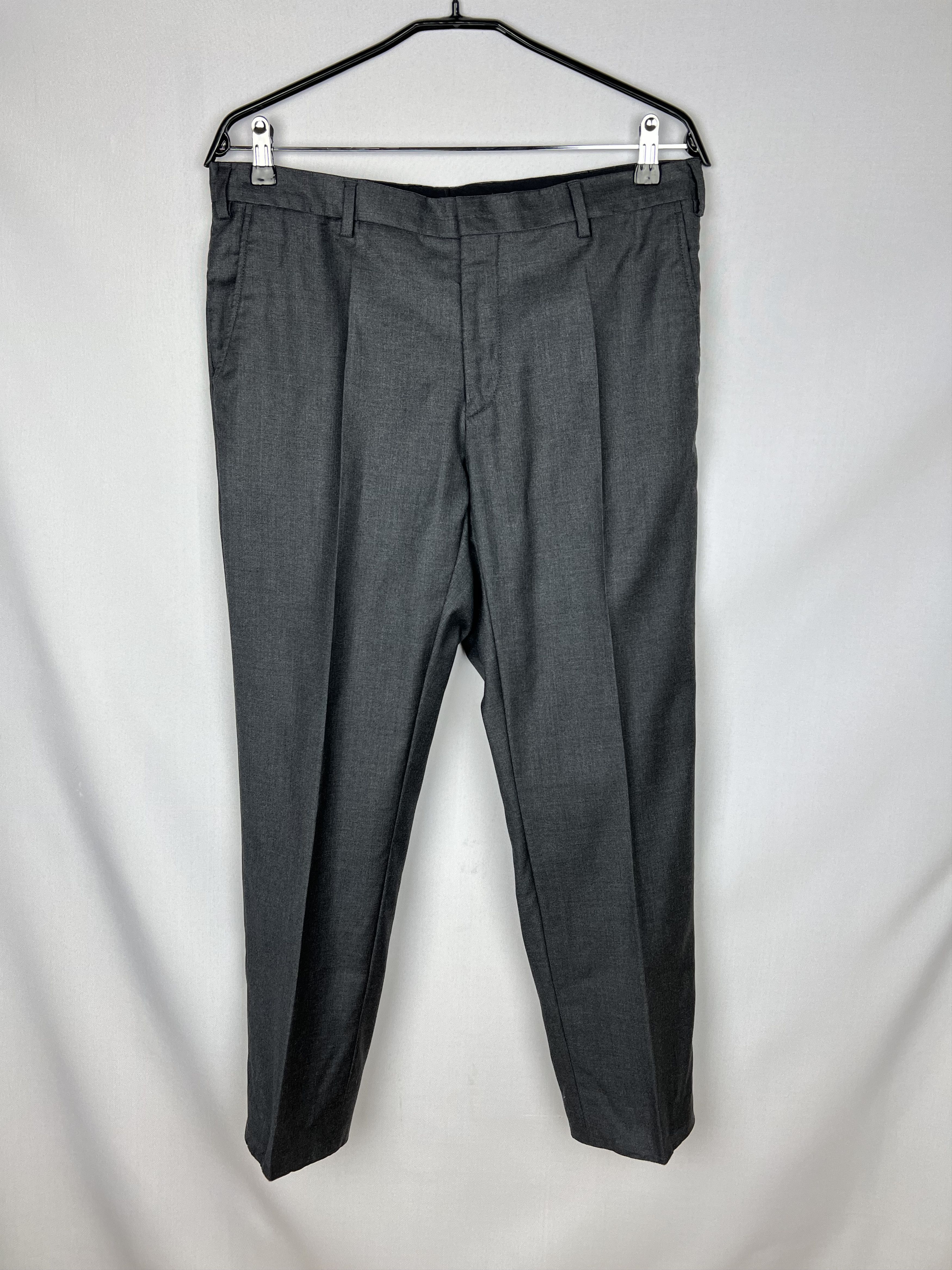Vitale Barberis Canonico ALEXANDER SACHS 100% Wool Solid 2 Piece Suit Size 42R - 9 Thumbnail