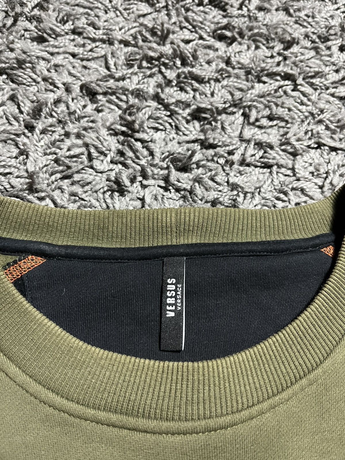 Versace VERSUS VERSACE OLIVE PANEL LOGO COTTON SWEATSHIRT RRP 565$ Size US S / EU 44-46 / 1 - 3 Thumbnail