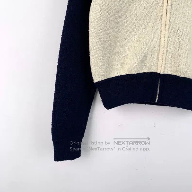 Dior Dior Colour block logo letter embroidery wool stand-up col Size XXS / US 00 / IT 34 - 4 Thumbnail