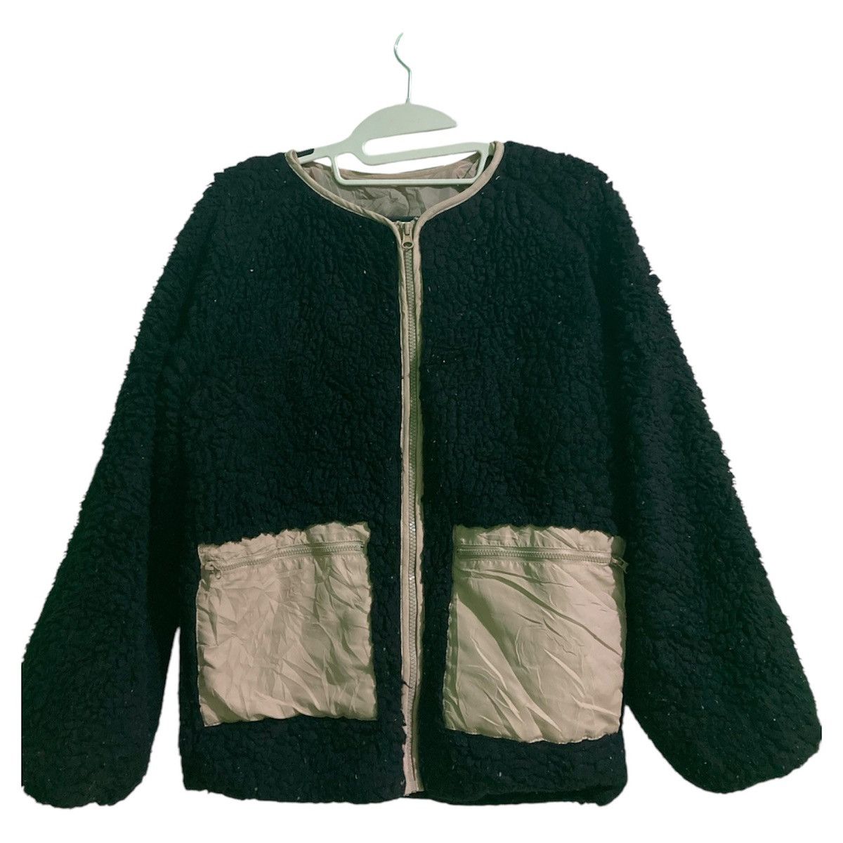 Japanese Brand × Vintage Vintage Airly Momo Sherpa Zipper Jacket Size US M / EU 48-50 / 2 - 1 Thumbnail