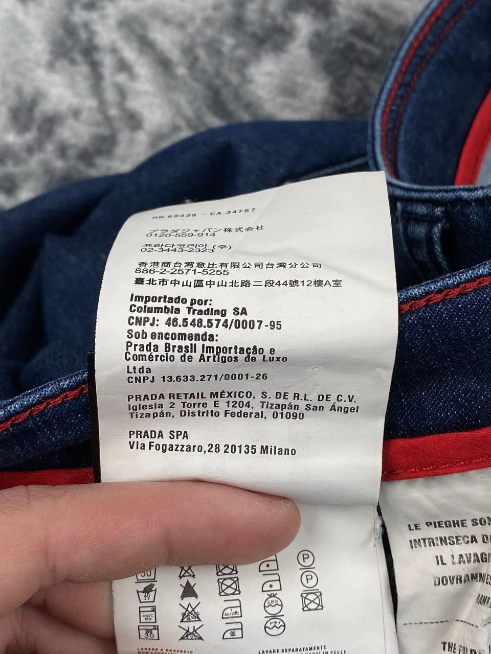 Prada Prada Denim Jeans Skinny Fit Men Size 33 Blue Size US 33 - 18 Thumbnail