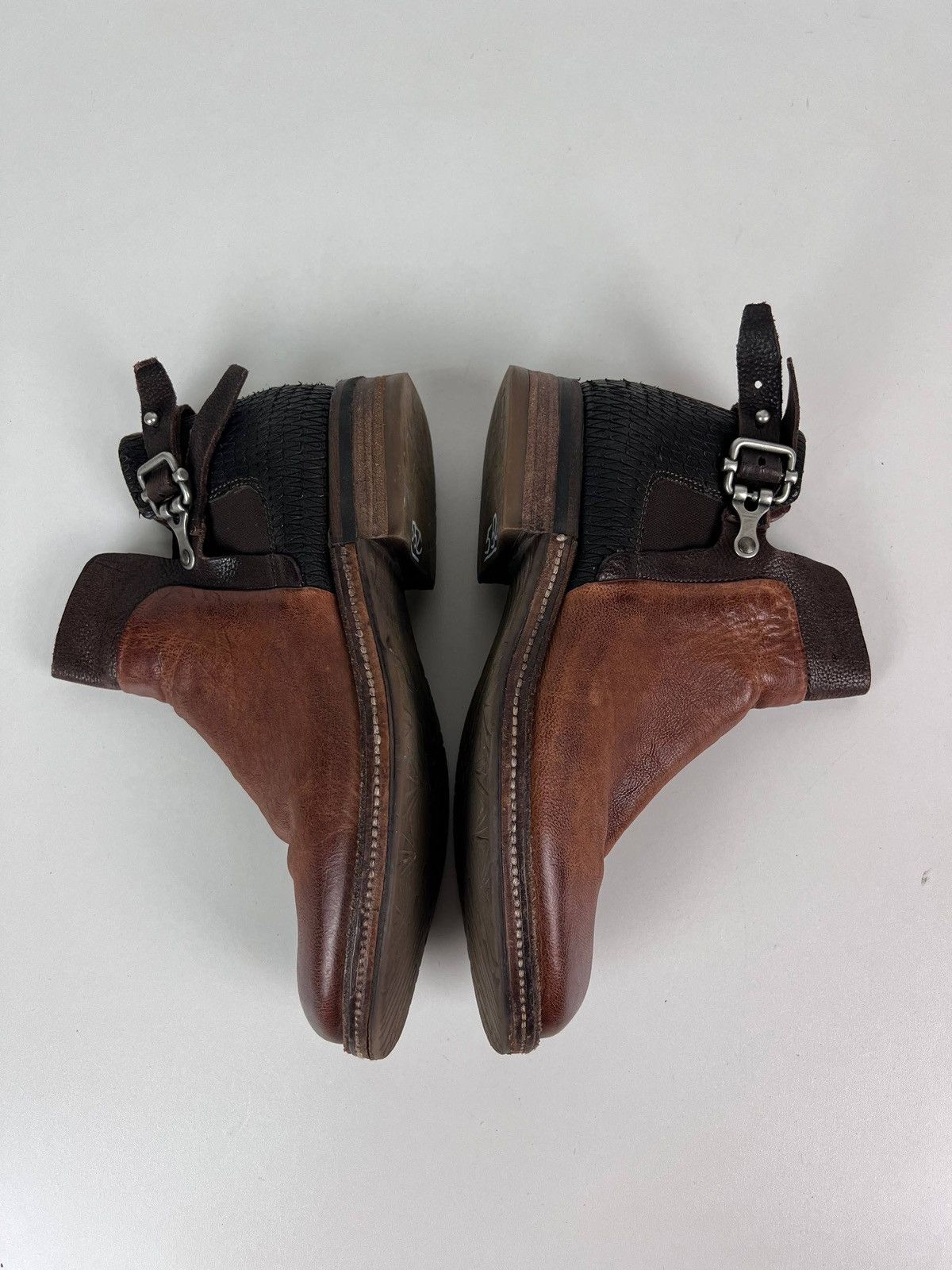 A.S.98 A.S.98 chelsea ankle boots leather size 38 Size US 7 / IT 37 - 4 Thumbnail