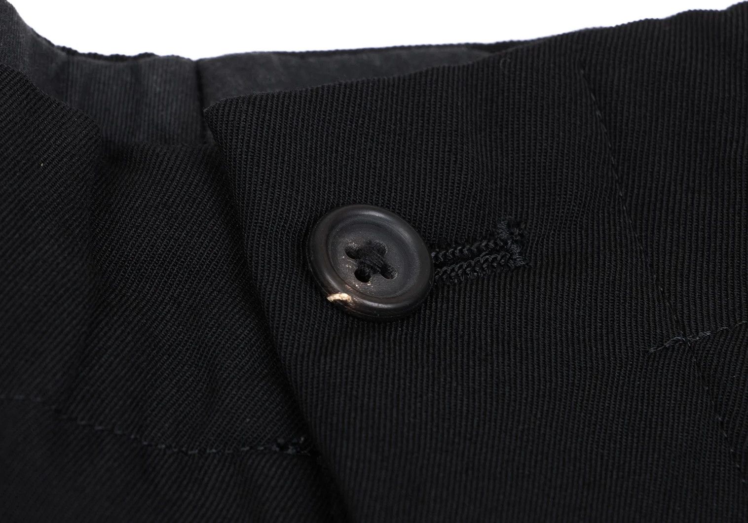 Yohji Yamamoto Yohji Yamamoto Wool Gabardine Embroidered Pants Size US 30 / EU 46 - 3 Thumbnail