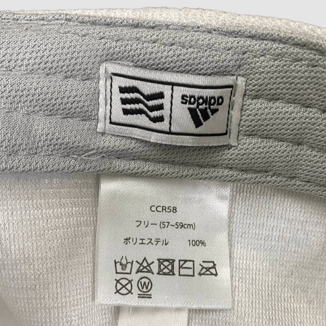 Adidas Adidas Boost White Polyester Hat Cap Free Size Size ONE SIZE - 9 Thumbnail