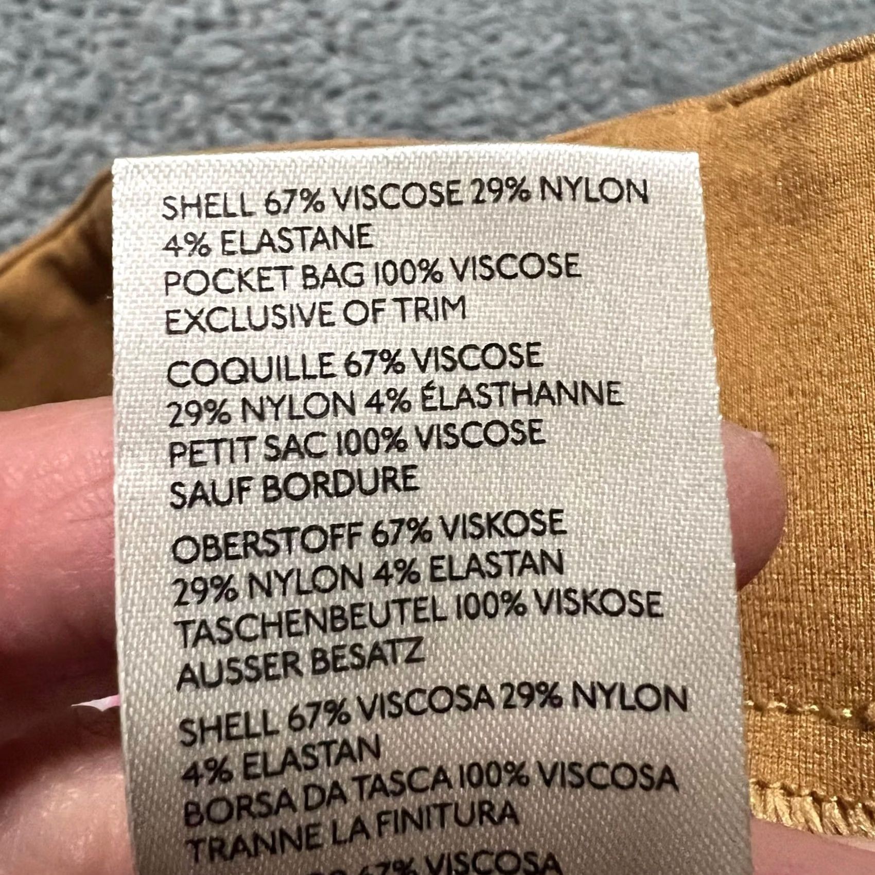 Vintage Maeve Anthropologie Pants Womens 14 Naomi Wide-Leg Flare Brown 34x28.5 The Size 36" / US 14 / IT 50 - 6 Thumbnail