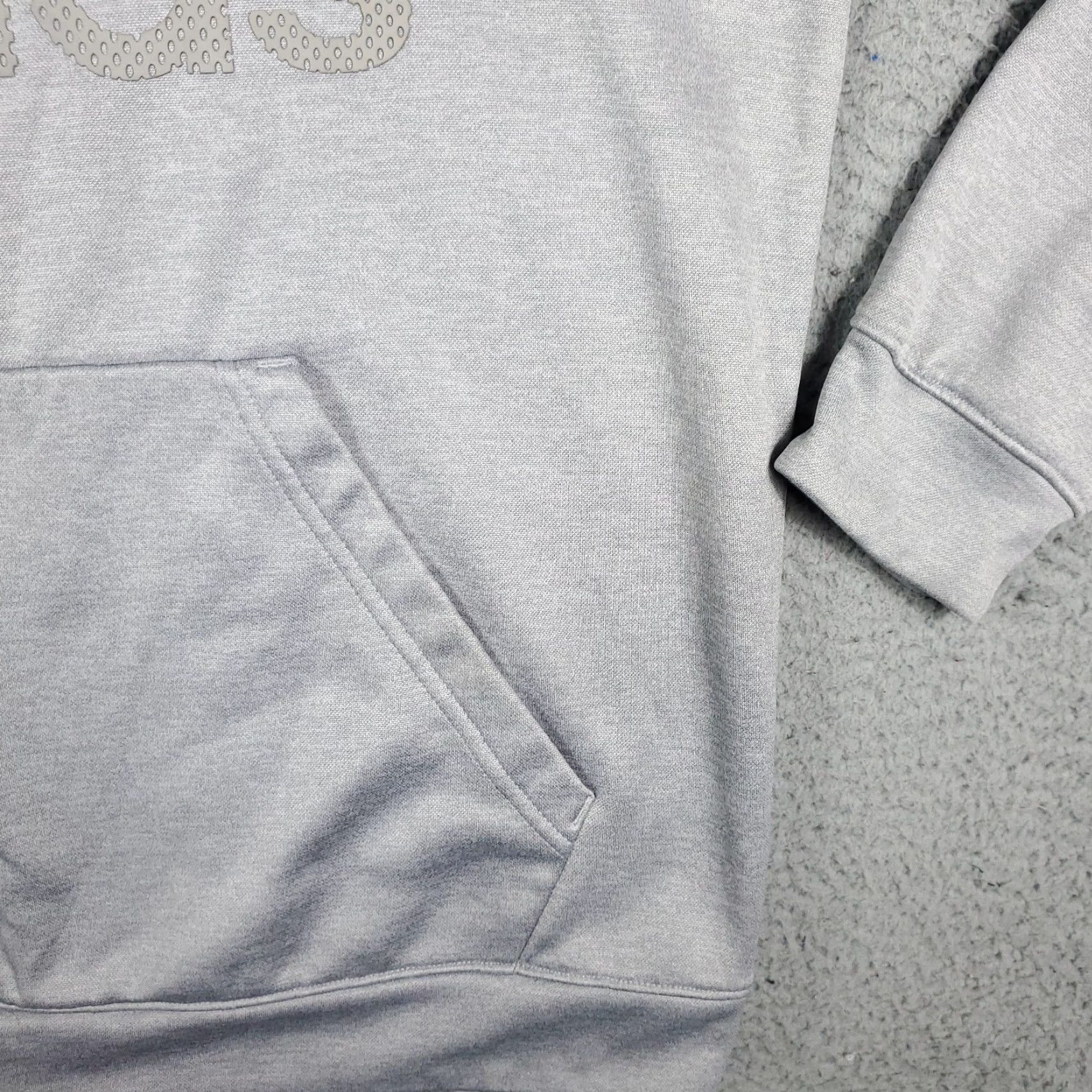 Adidas adidas Gray Long Sleeve Drawstring Pullover Hoodie Mens Size L Sweatshirt Athletic Fleece All Seasons Logo Size US L / EU 52-54 / 3 - 5 Thumbnail