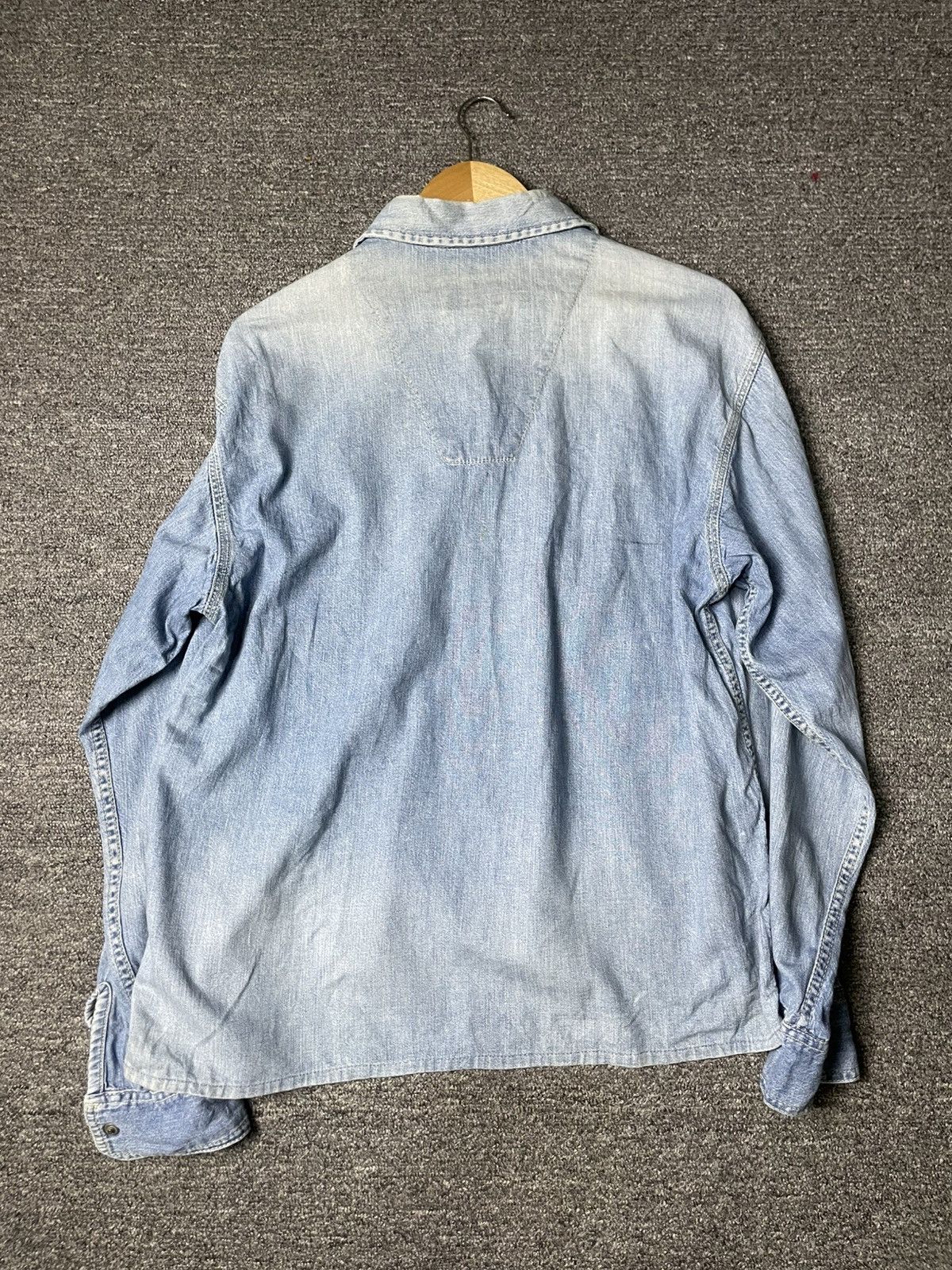 Japanese Brand × Vintage Replay & Sons Denim Button Up Shirts (93) Size US XS / EU 42 / 0 - 7 Thumbnail