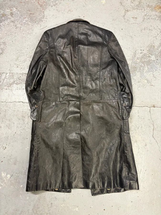 Roberto Cavalli 2000s Roberto Cavalli Black Leather Premium Trench Coat Size US S / EU 44-46 / 1 - 6 Thumbnail