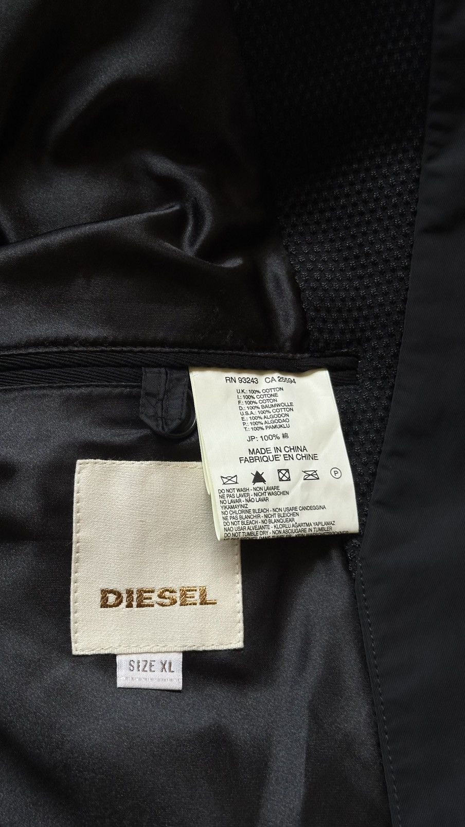 Diesel Diesel The Alchemy of Diesel SS2010 Men's Blazer Size 48R - 10 Thumbnail