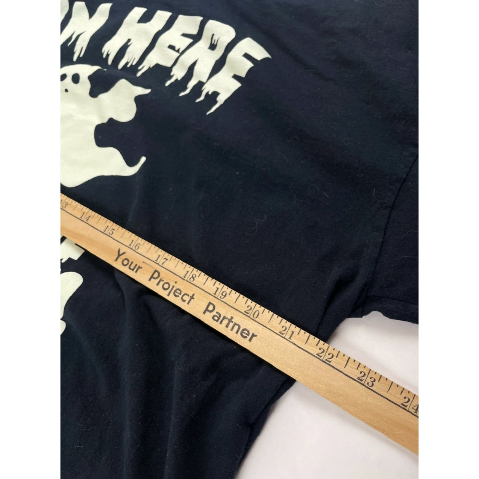 Fruit Of The Loom Fruit of the Loom Shirt XL Black Short Sleeve "For the Boos!" Halloween Size US XL / EU 56 / 4 - 3 Thumbnail