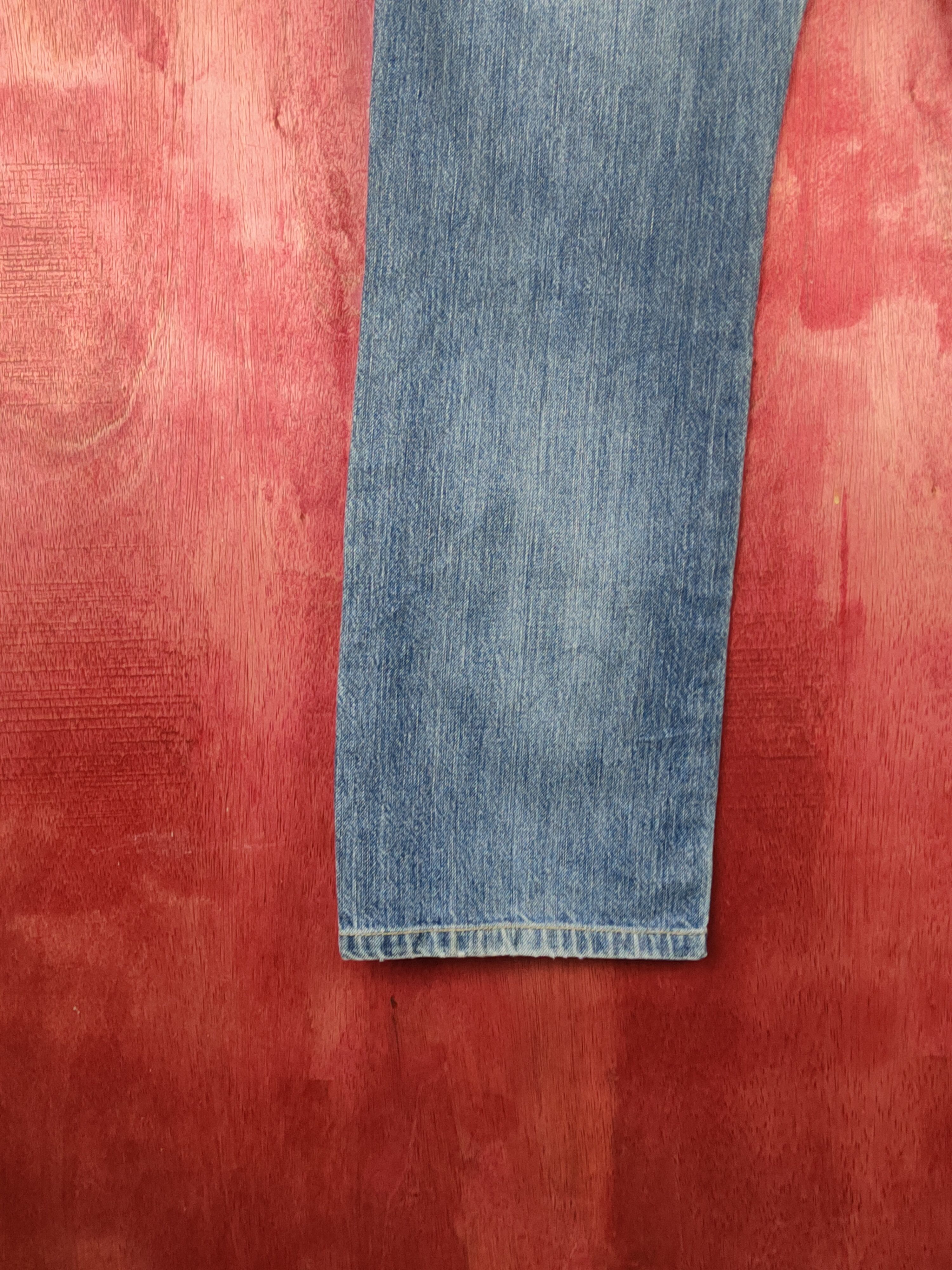 Japanese Brand Uniqlo Blue Distressed Multipocket Denim #S1612 Size US 31 - 10 Thumbnail