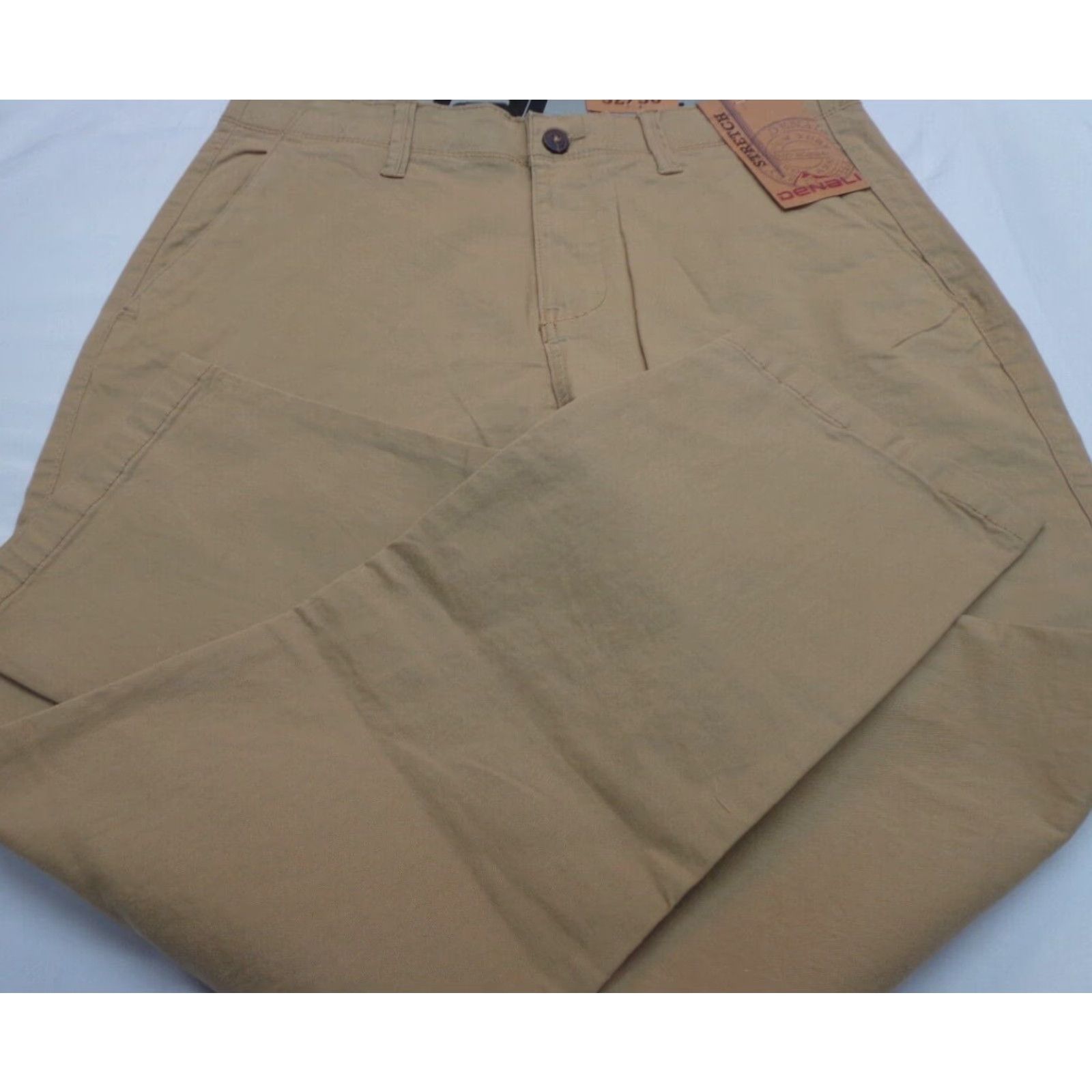Vintage DENALI Pants Shirt? No, category must be one word: Pants. Final title: DENALI Pants Men 32 Beige Cotton Blend Stretch 30 Inseam NWT MSRP 48 Size US 32 / EU 48 - 5 Thumbnail