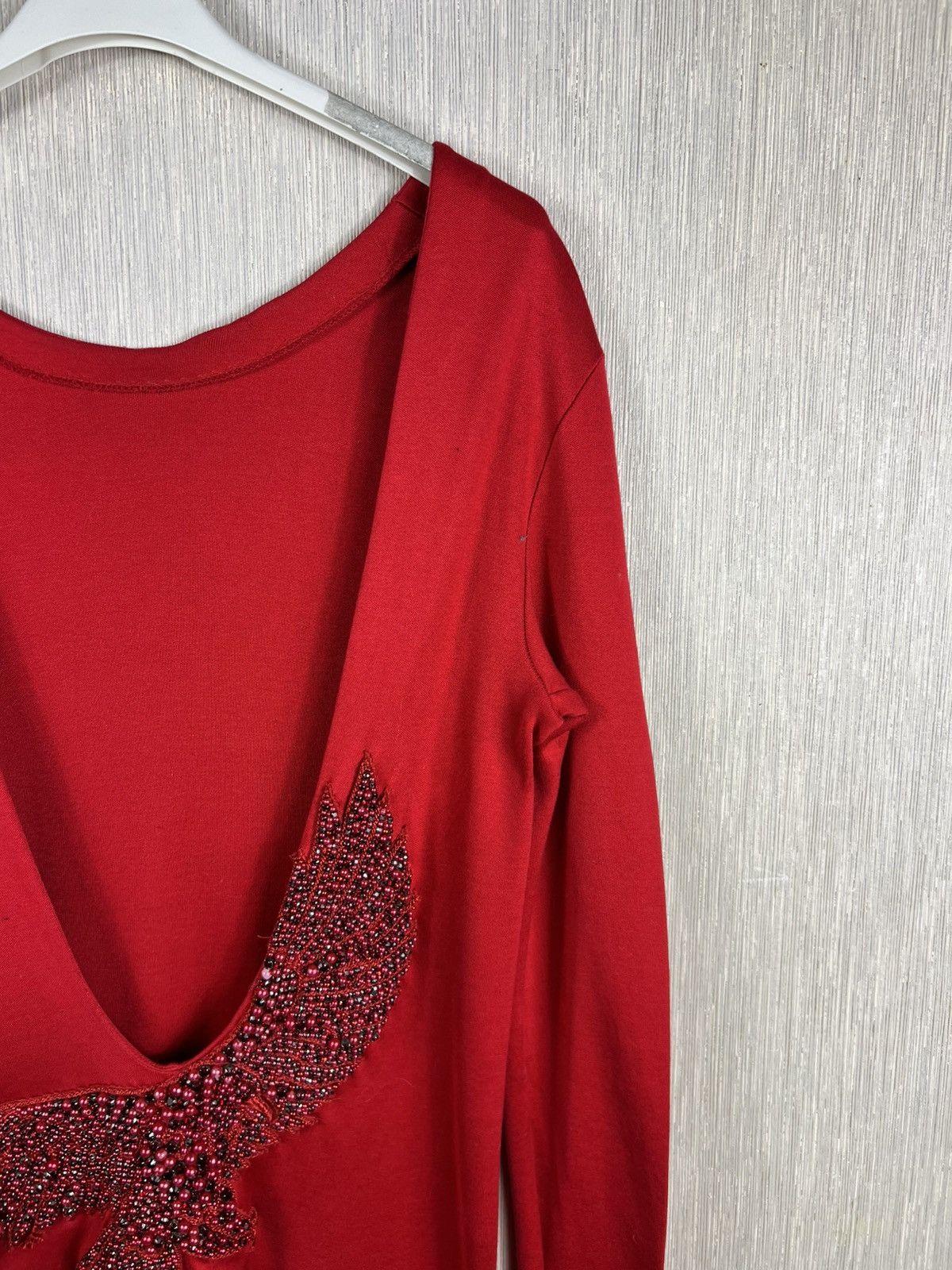 Balmain Archive Balmain FW 2012 eagle bird pearls open back dress Size M / US 6-8 / IT 42-44 - 13 Thumbnail