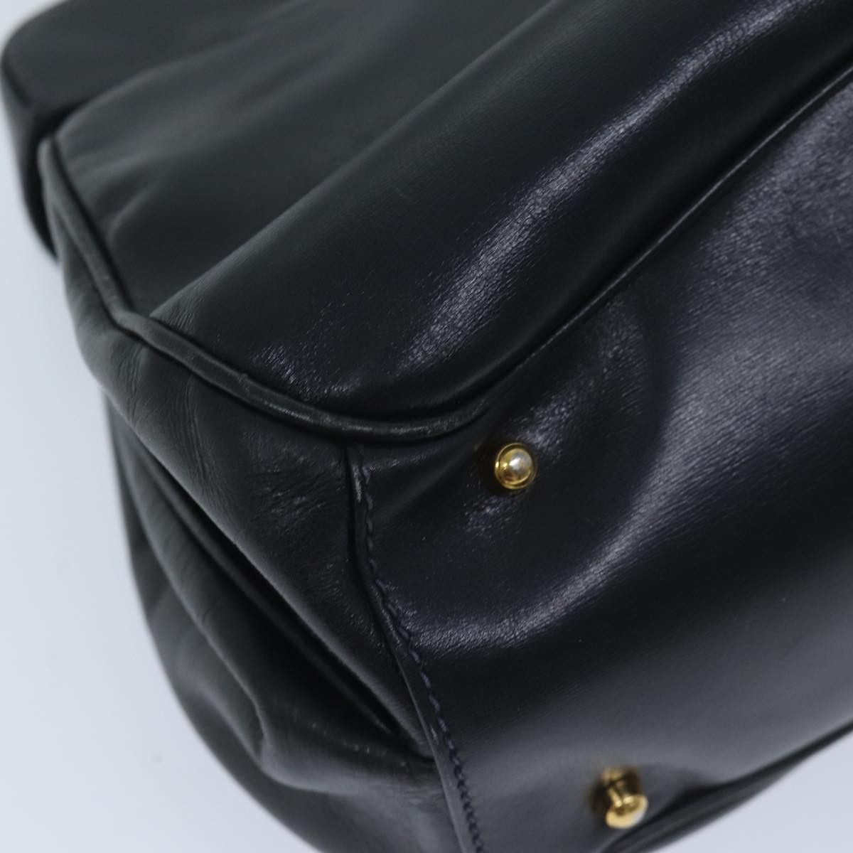 Gucci GUCCI Ready Lock Hand Bag Leather Navy 000 406 000 406 Size ONE SIZE - 15 Thumbnail