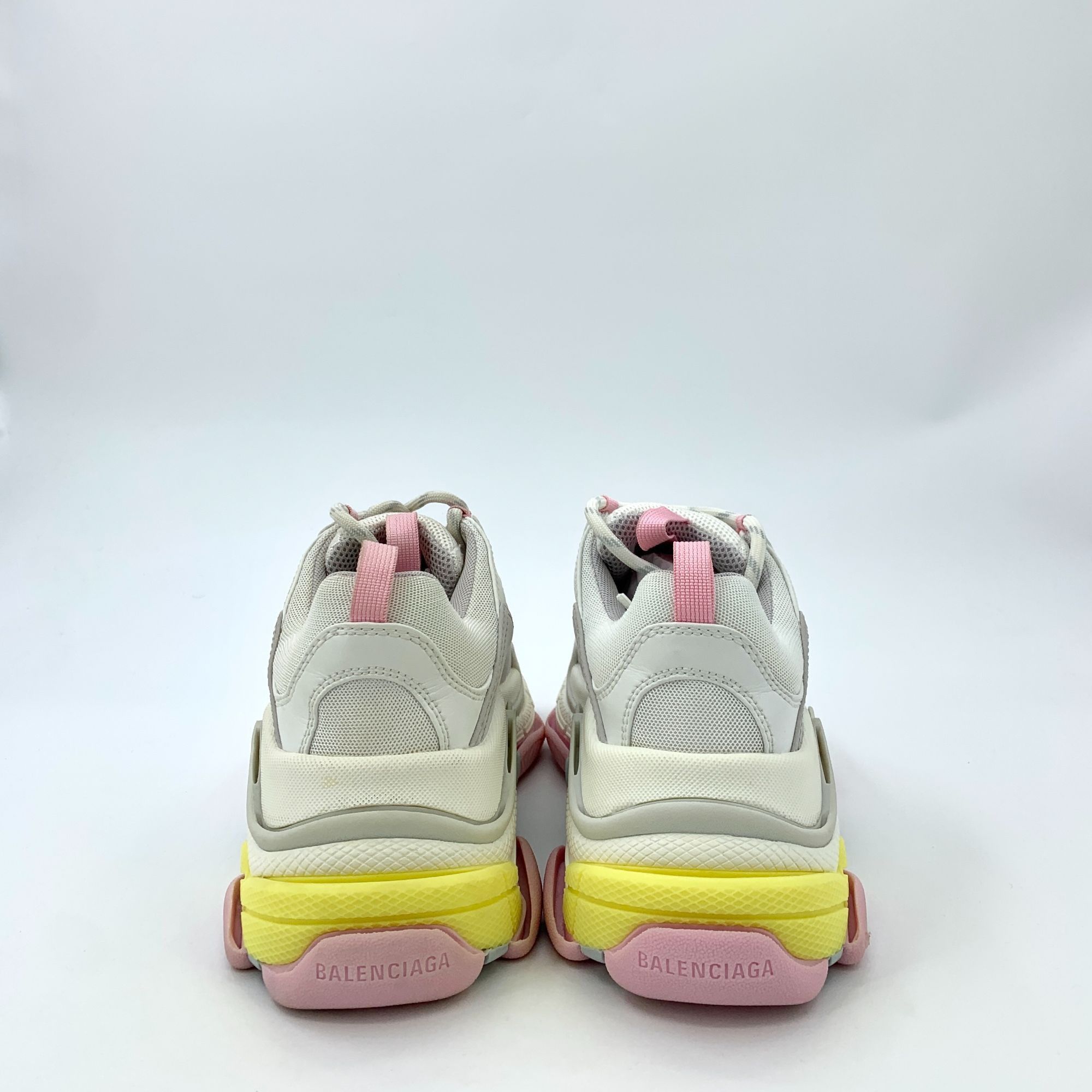 Balenciaga Balenciaga Triples Pastel Low-Top Thick Sole Sneakers (Size Size US 8 / IT 38 - 5 Thumbnail