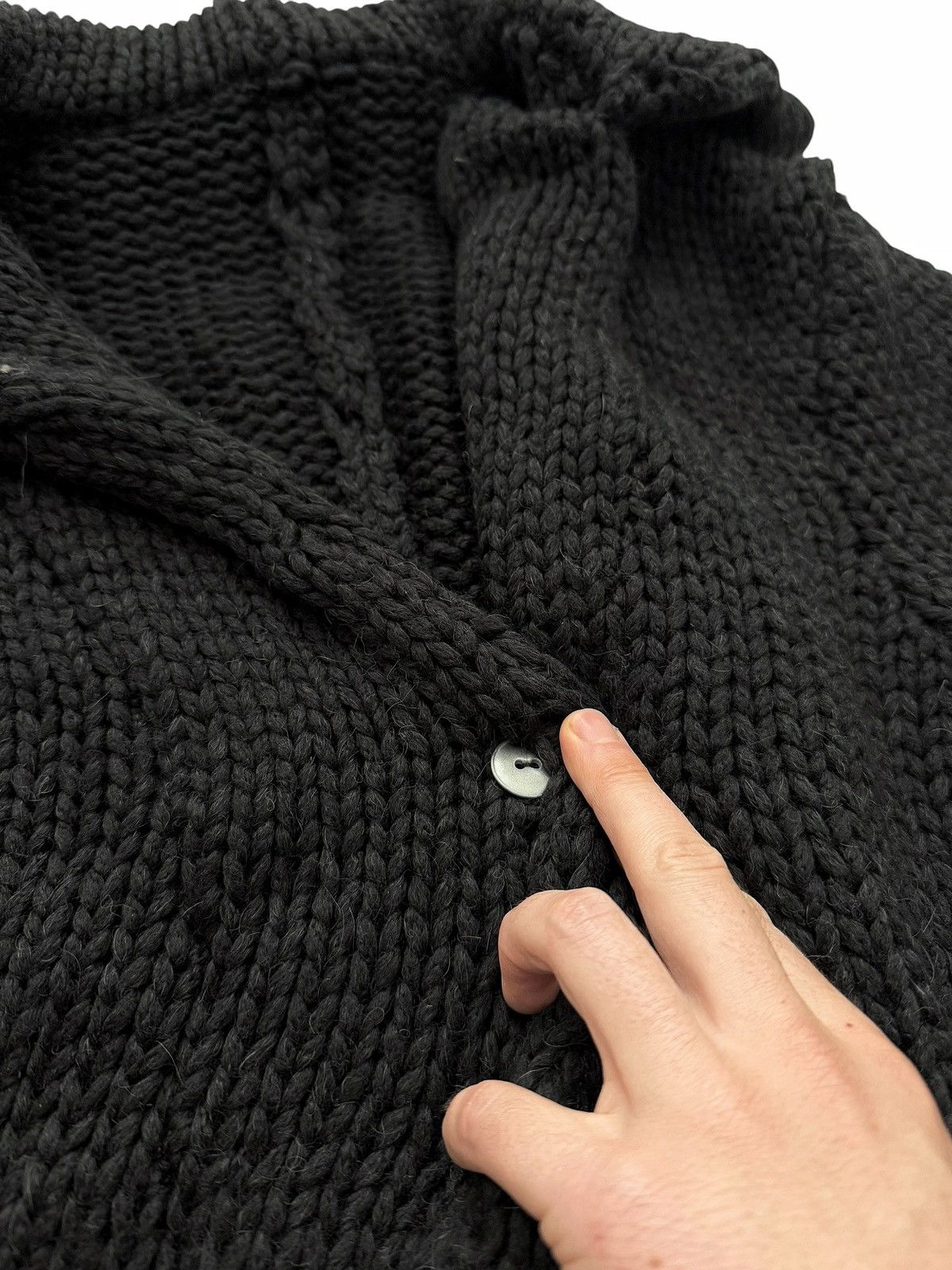 Greg Lauren 2012 OG “The Chunky Loner” Knitter Jacket (Cashmere Alpaca) Size US XS / EU 42 / 0 - 5 Thumbnail