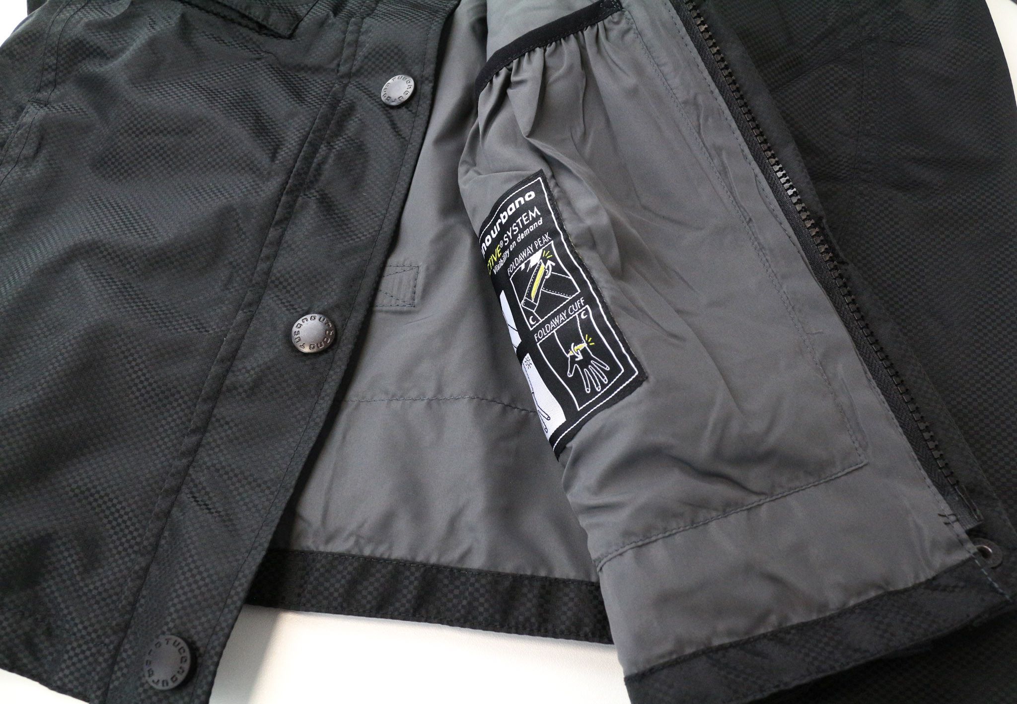 Other TINA XS Black Waterproof Windbreaker Moto Jacket 75392 Size XS / US 0-2 / IT 36-38 - 10 Thumbnail