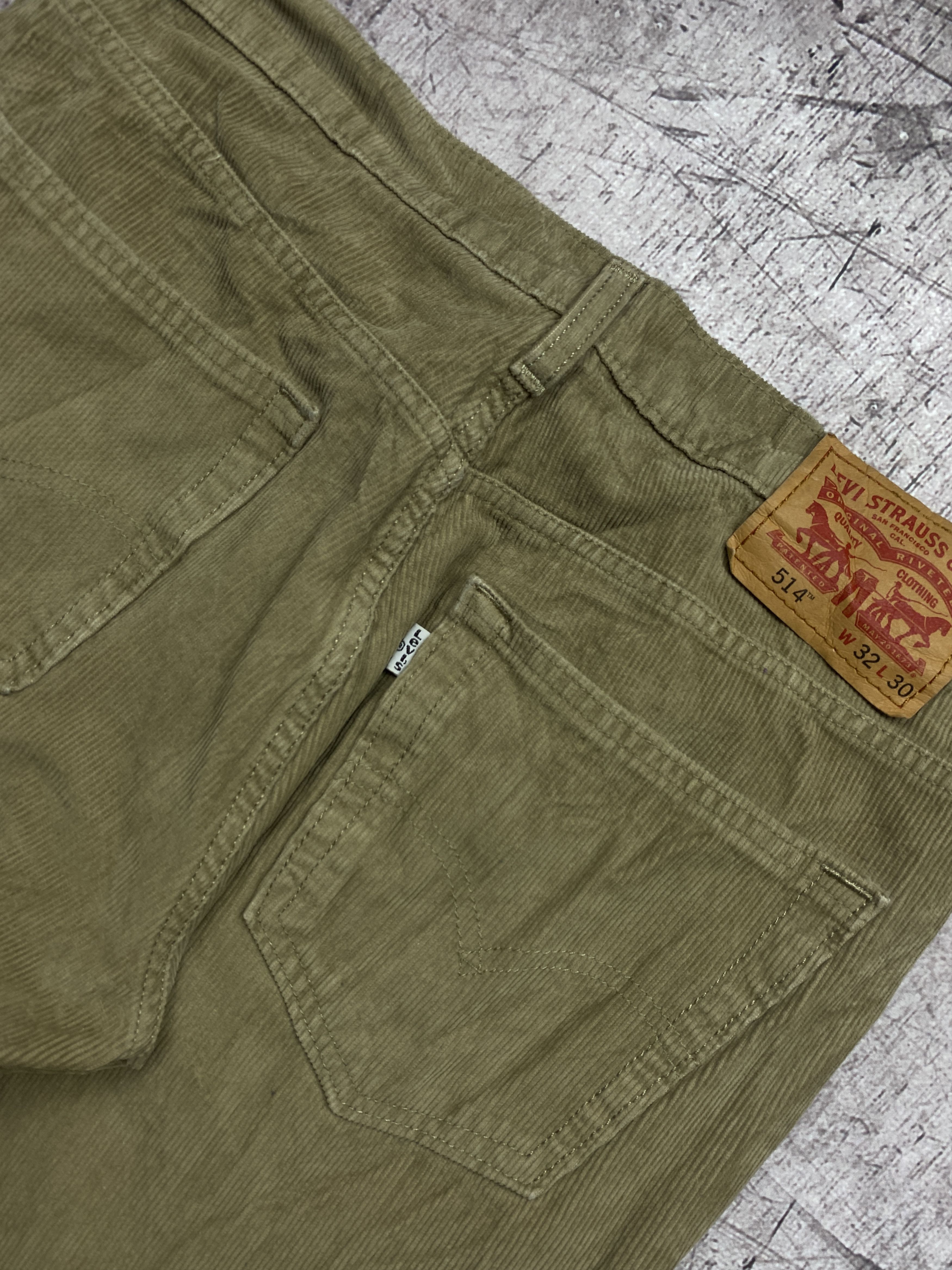 Levi's × Levi's Vintage Clothing Levis 514 Vintage Mens Jeans Corduroy Denim Pants Size US 32 / EU 48 - 2 Thumbnail