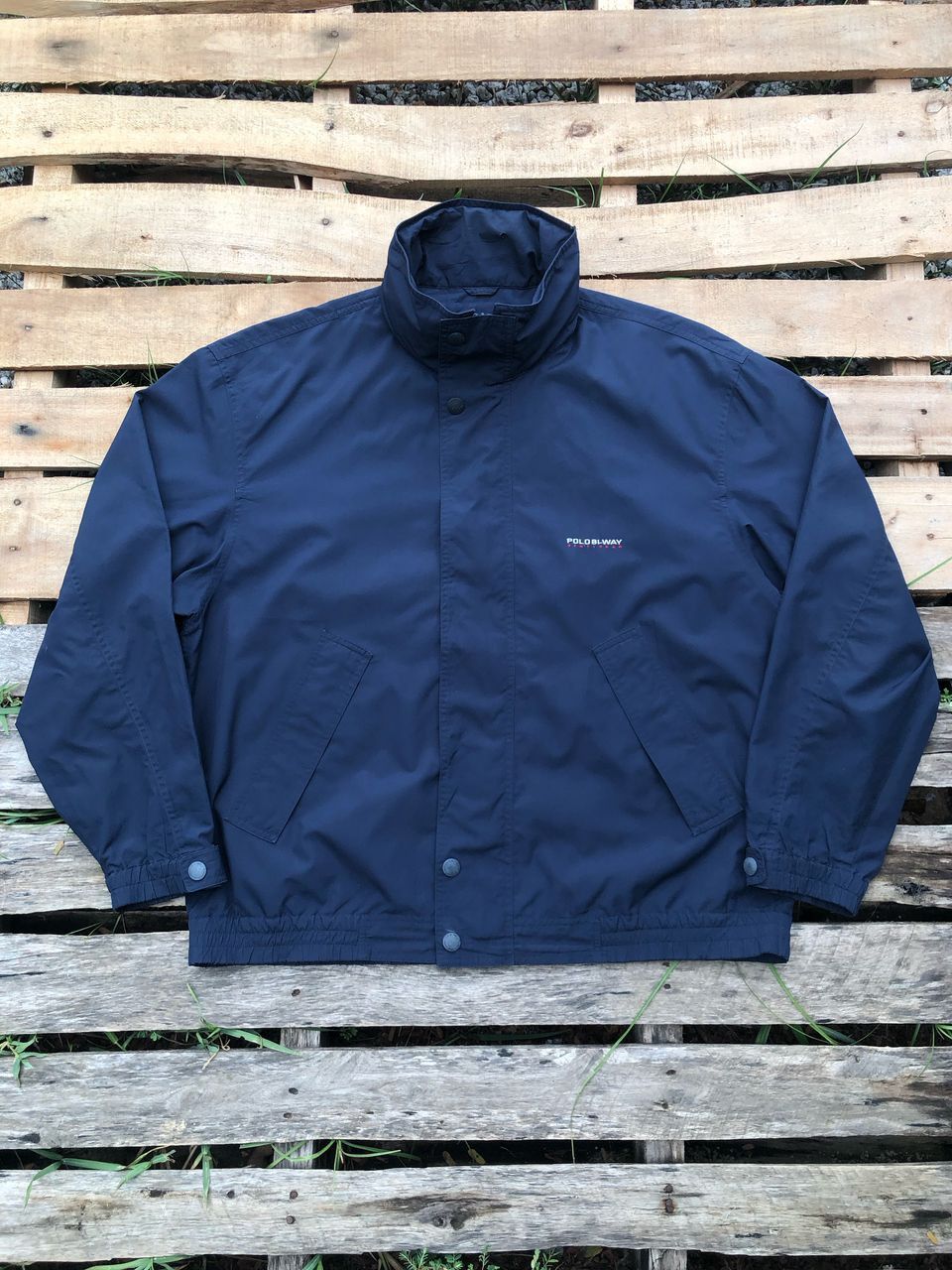 Polo Ralph Lauren × Ralph Lauren × Vintage Vintage Polo Bi-Way Zipper Jacket Size US L / EU 52-54 / 3 - 2 Thumbnail