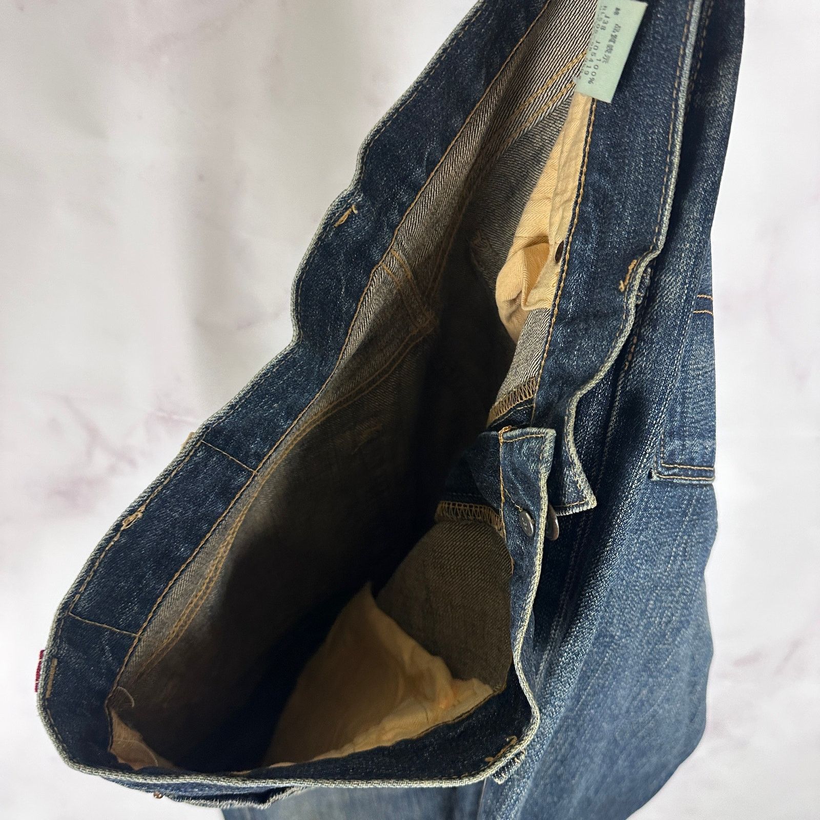 Levi's Japanese 505 Straight Blue Denim Size US 34 / EU 50 - 10 Thumbnail